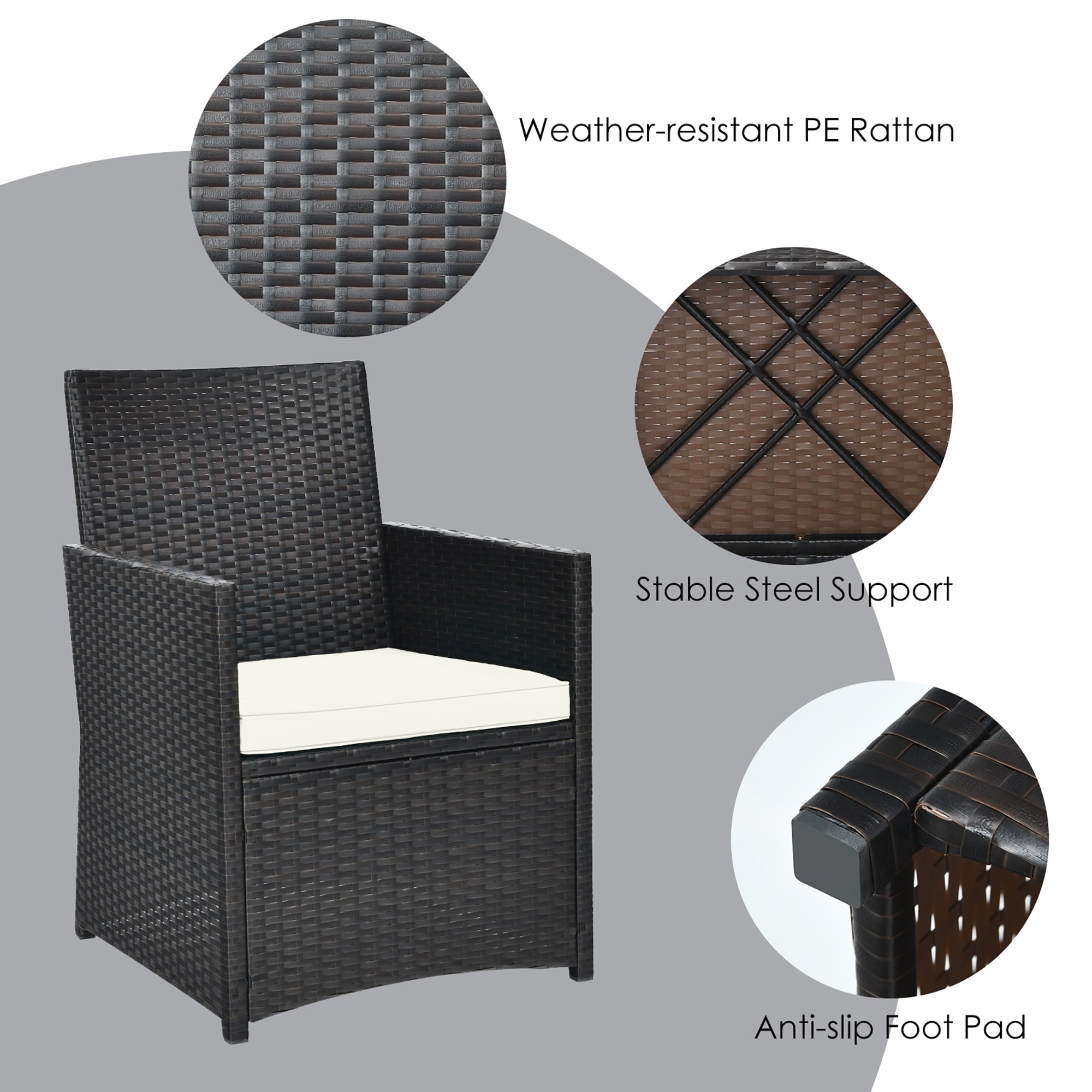 Forclover HYFW-178NY Patio-Conversation-Sets - View #8