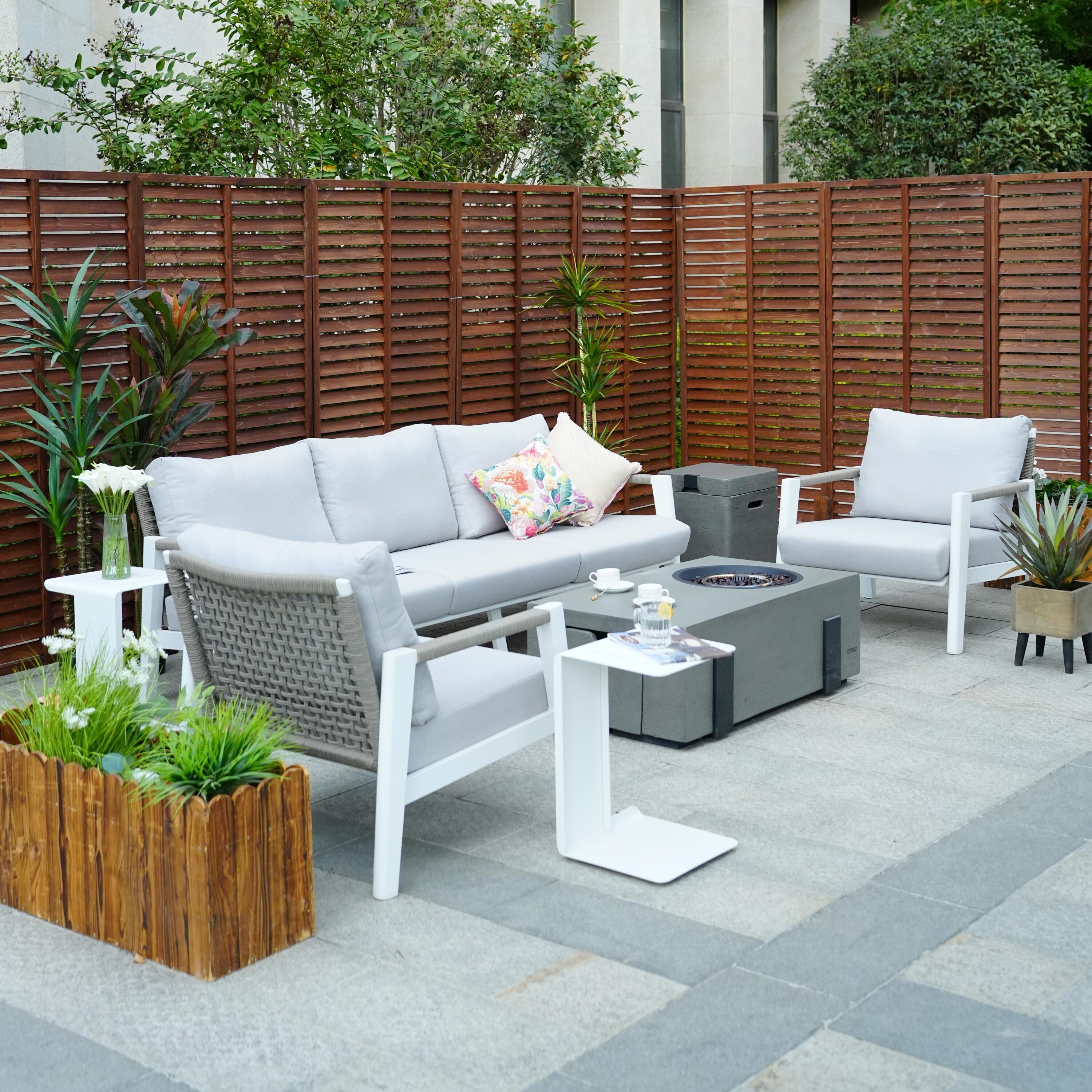 Direct Wicker DWG-2322W&2355G Patio-Conversation-Sets - View #9