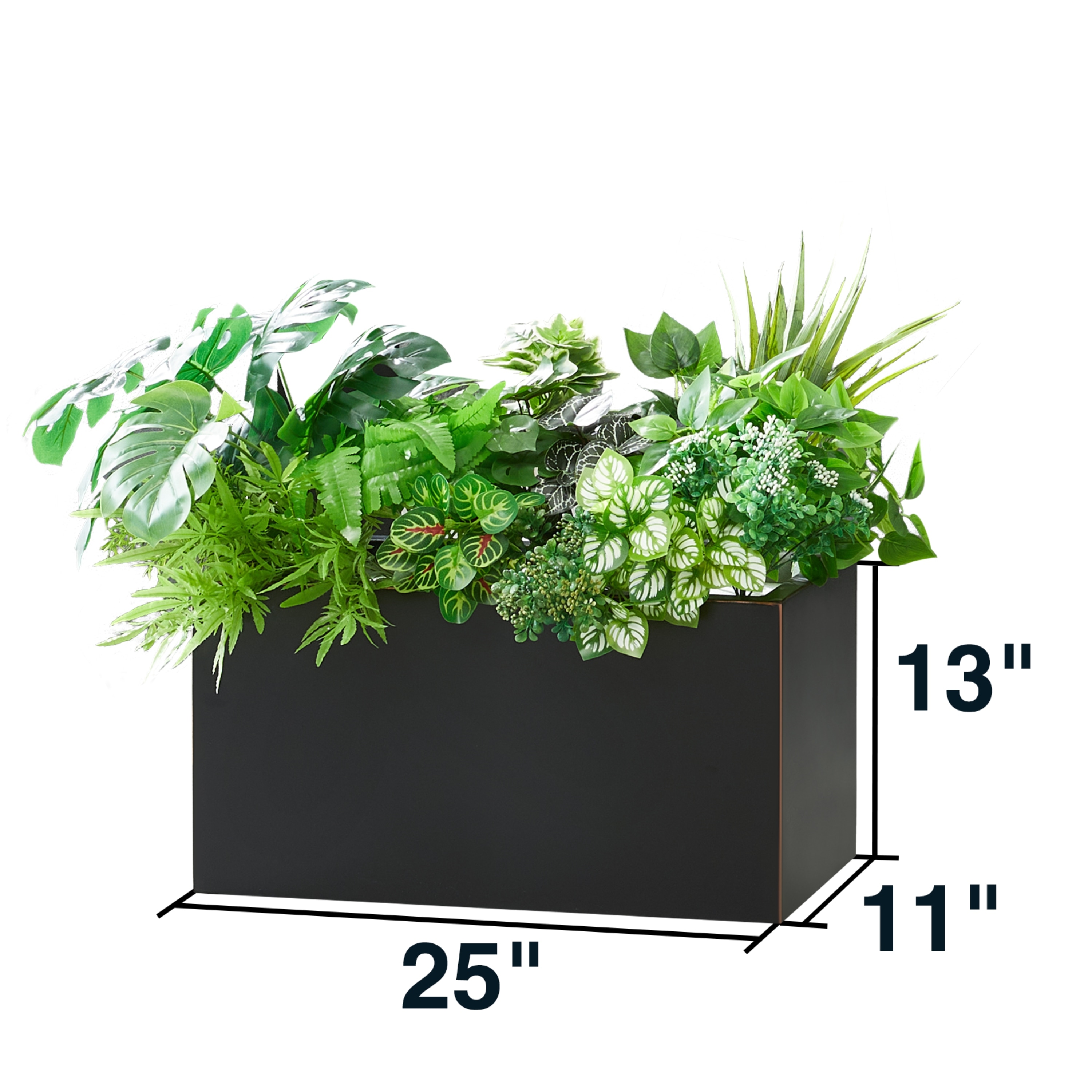 EDYO LIVING HCMP003-BLK Planter-Window-Box - View #3