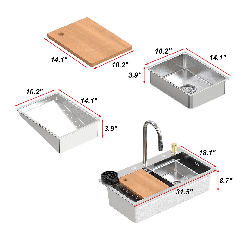 Homsee C-KF510015-02 Kitchen-Sinks - View #15