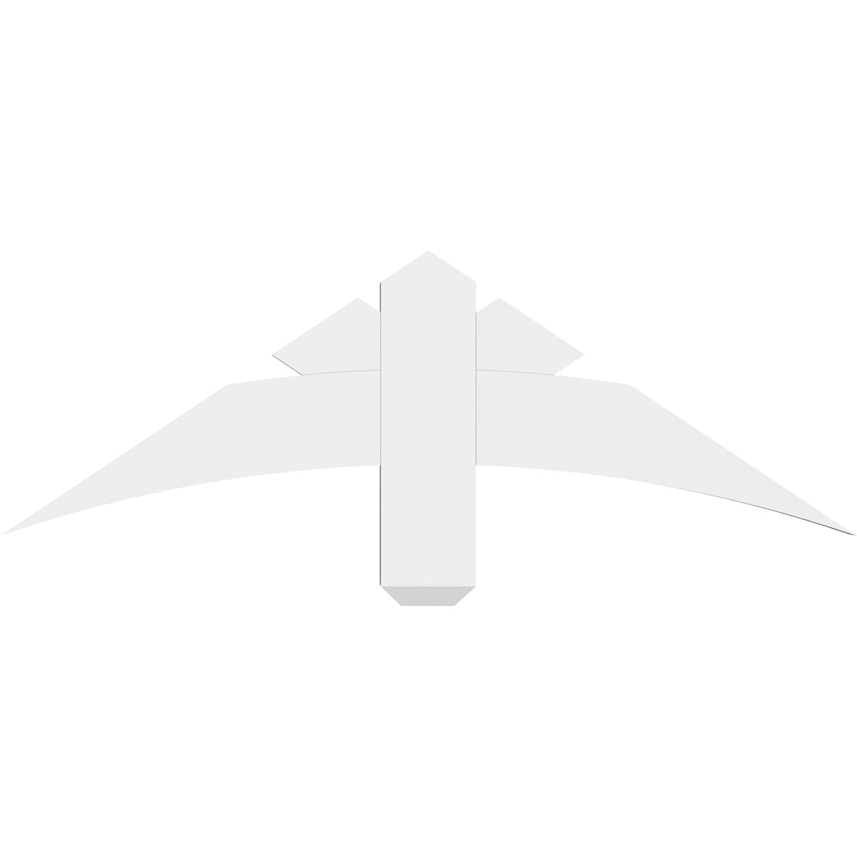 Ekena Millwork GBP036X12X0204ALB00 Exterior-Brackets-Braces - View #2