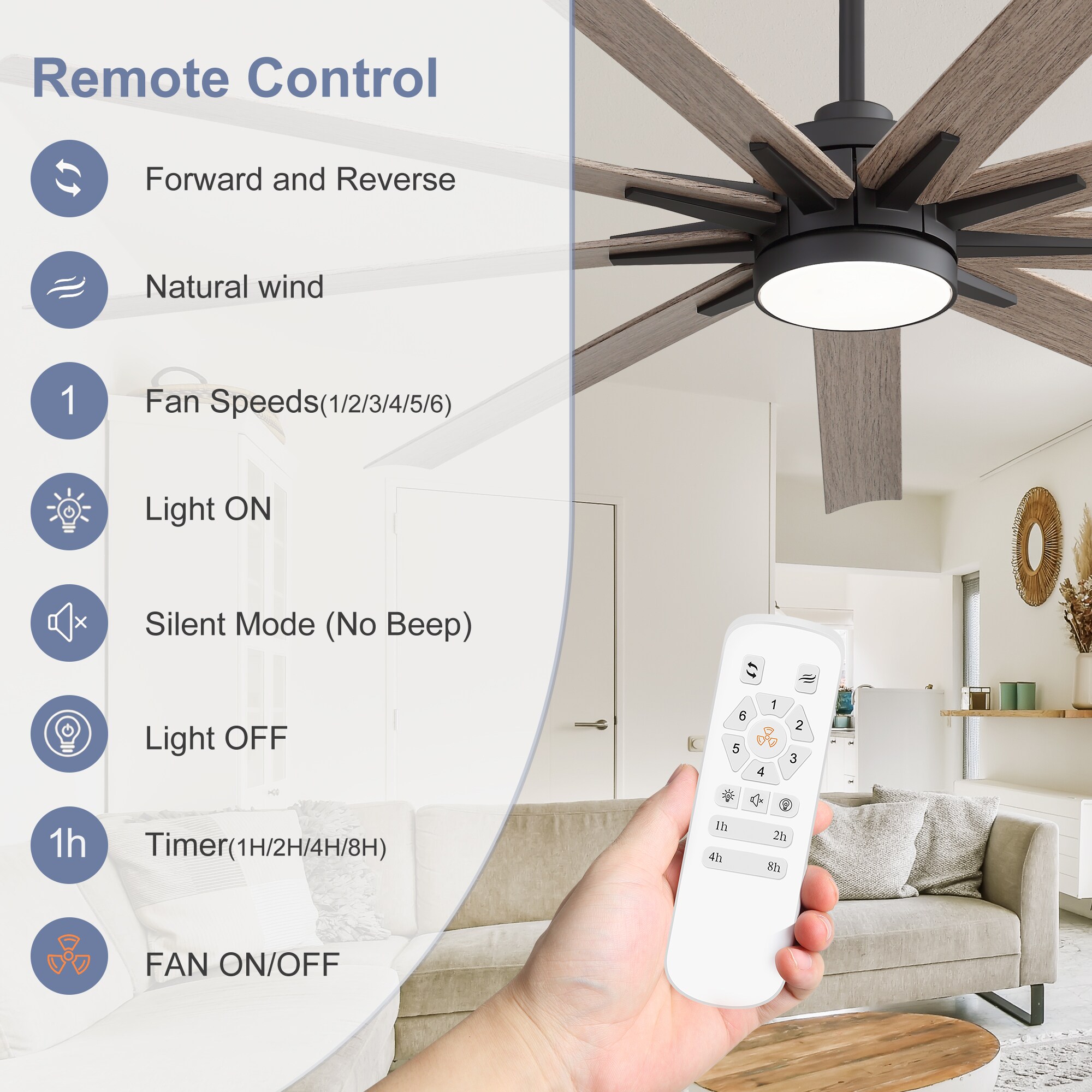 Airsurfer AS-29024-BK Ceiling-Fans - View #5