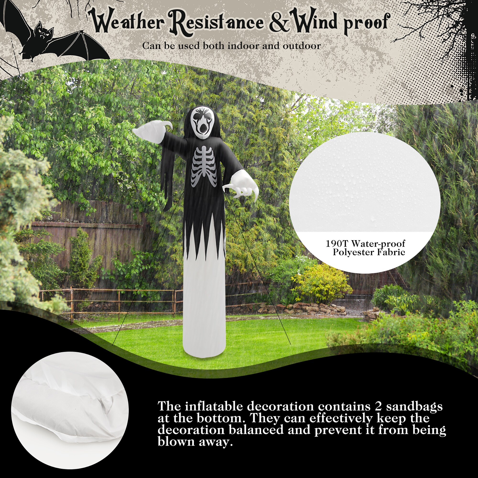 Costway TX10010US Outdoor-Halloween-Decor - View #3