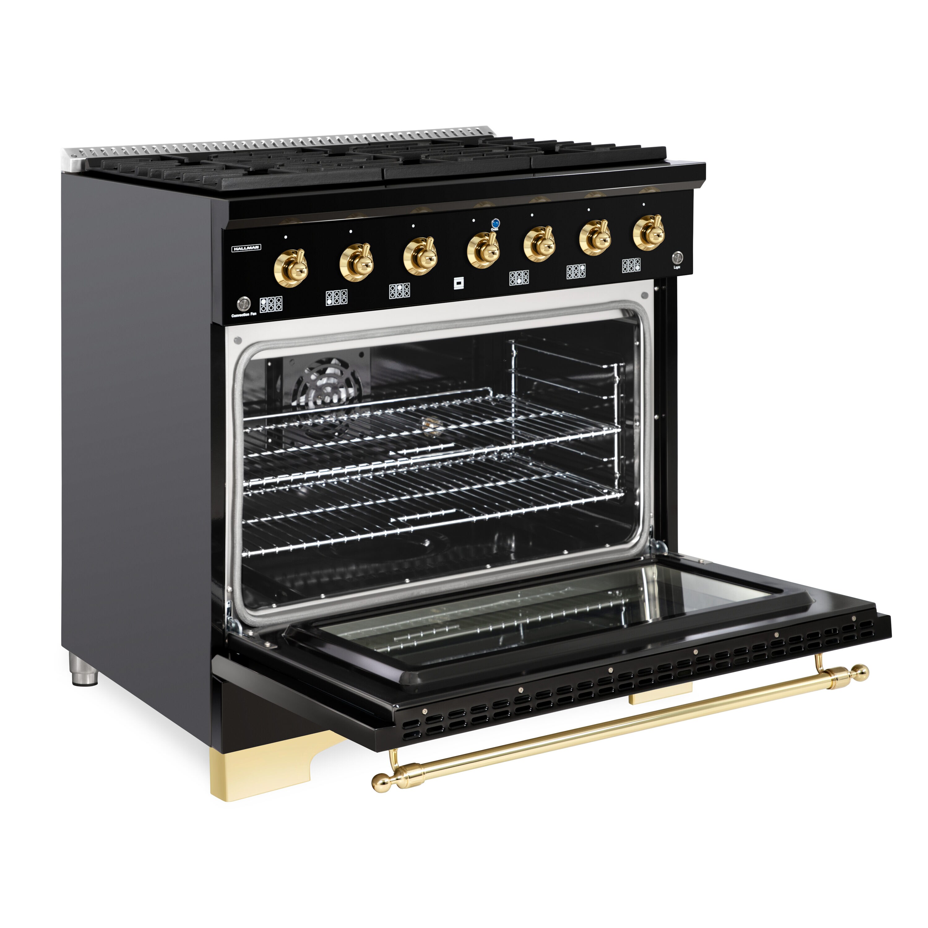 Hallman HCLRG36BSGB Freestanding-Gas-Ranges - View #5