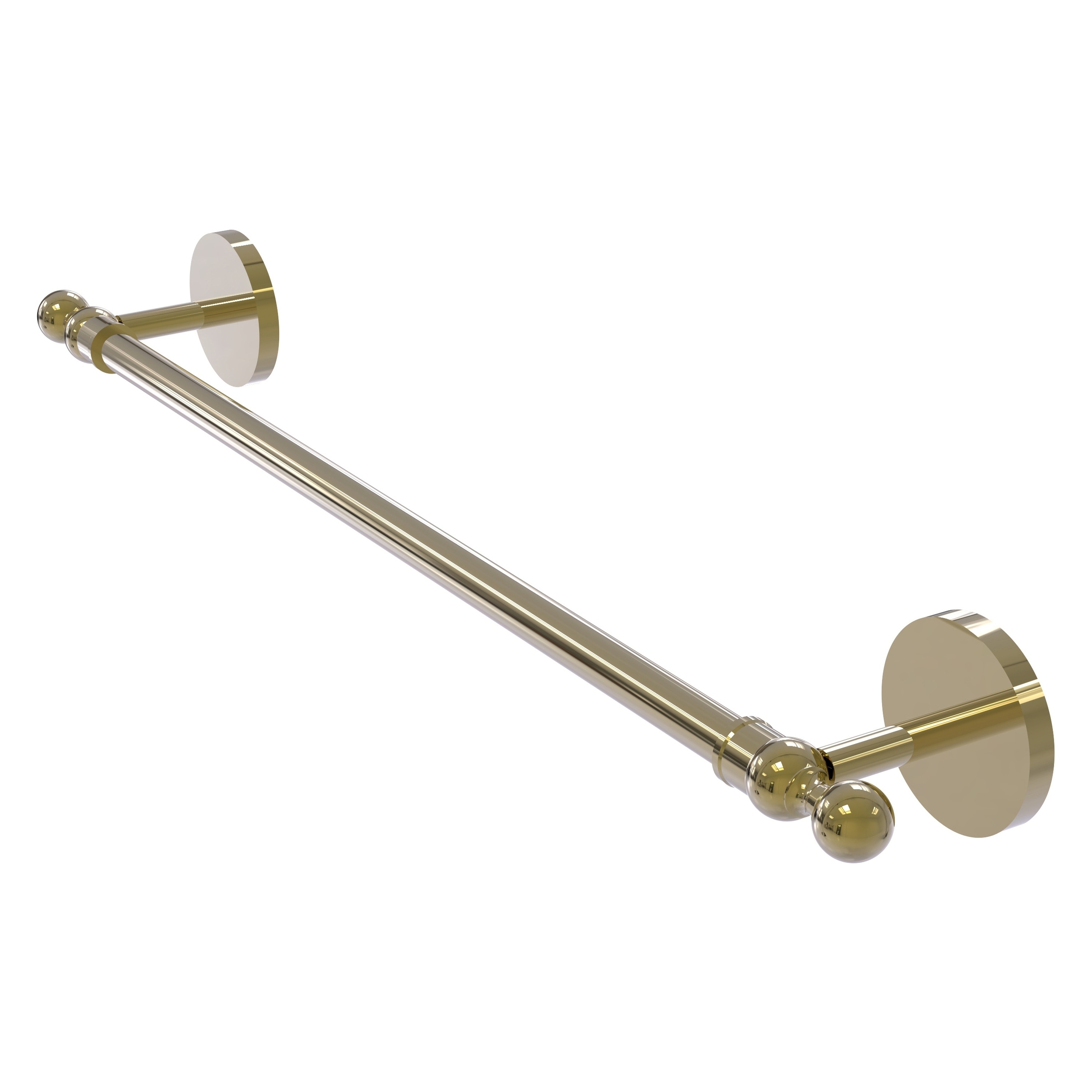Allied Brass 1041/36-UNL Skyline 36-in Unlacquered Brass Wall mount Single Towel Bar