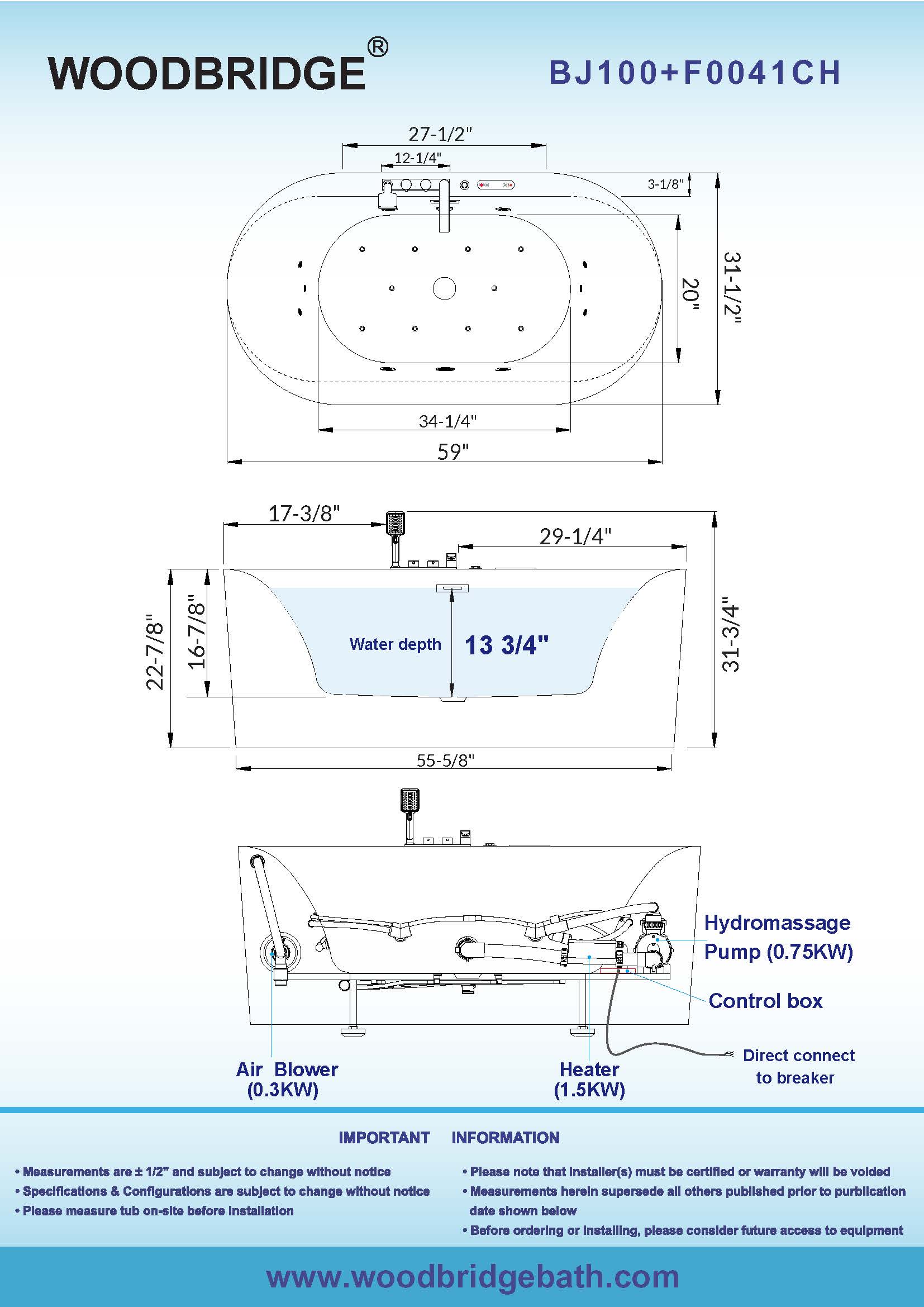 Woodbridge LB780 bathtubs - View #18