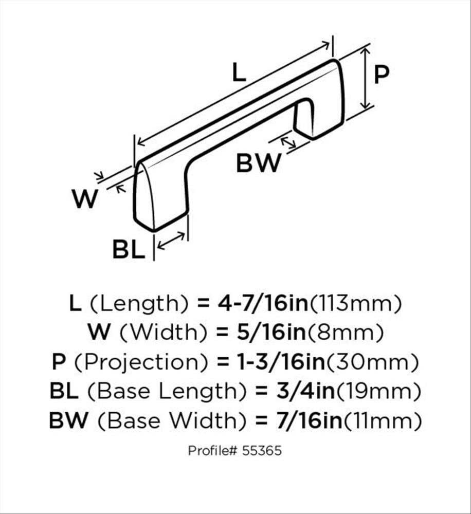 Amerock BP55365G10 Cabinet-Pulls - View #7