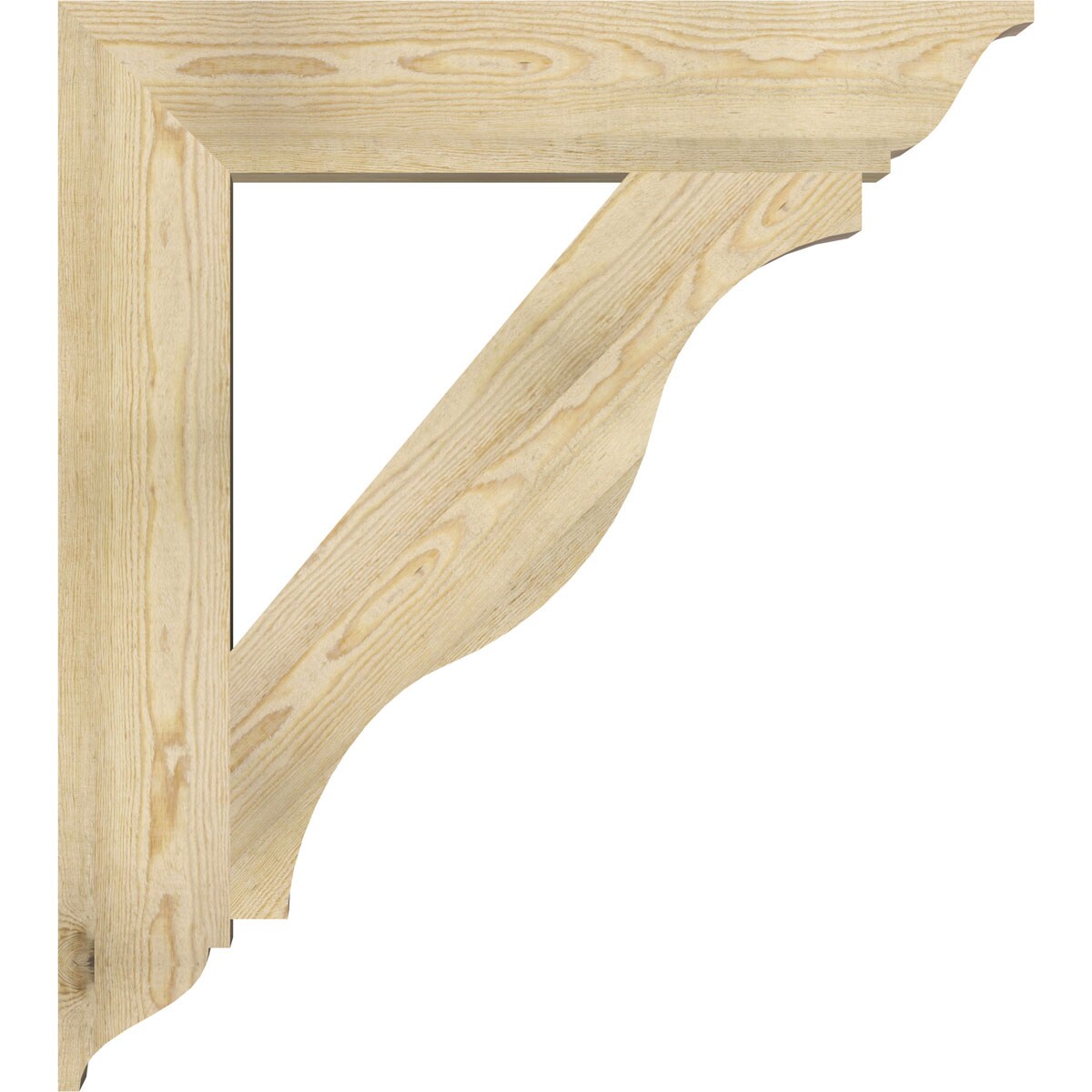 Ekena Millwork BKT06X34X38FST01RDF Exterior-Brackets-Braces - View #3
