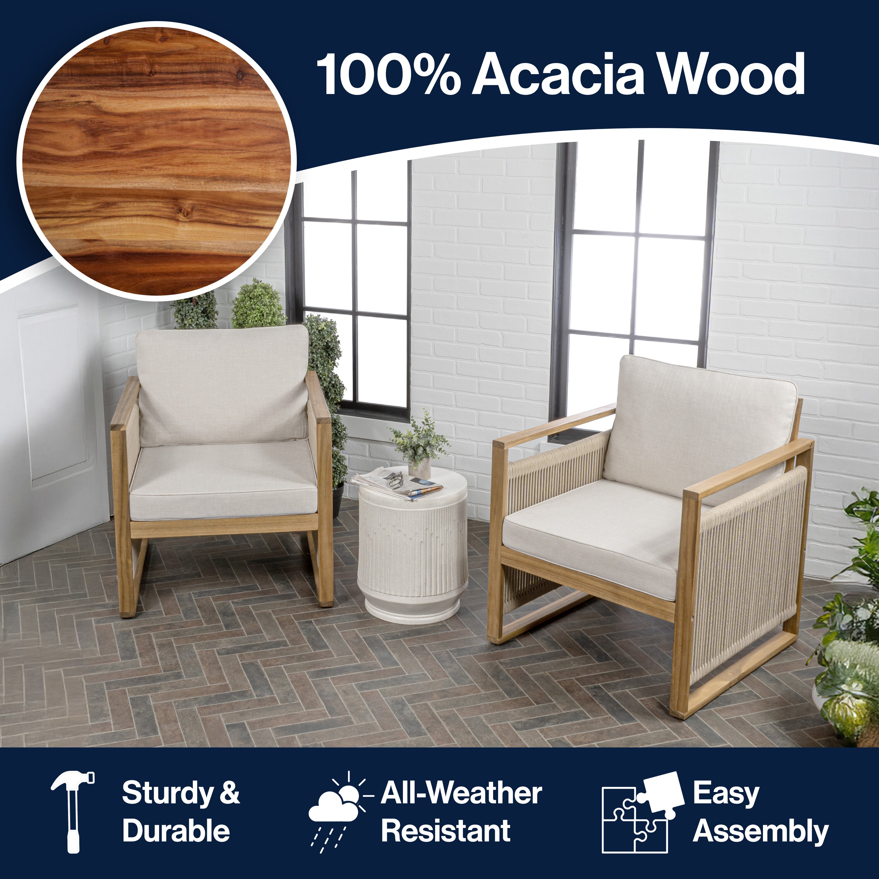 JONATHAN  Y SFC1000A-SET2 Patio-Chairs - View #5