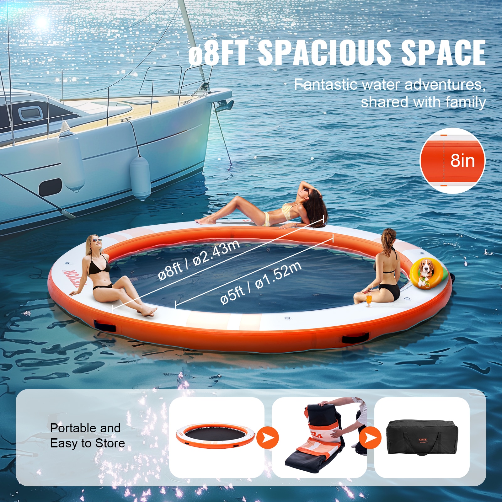 VEVOR CQFT8FTBJHSW7KFTNV0 Pool-Toys-Floats - View #7