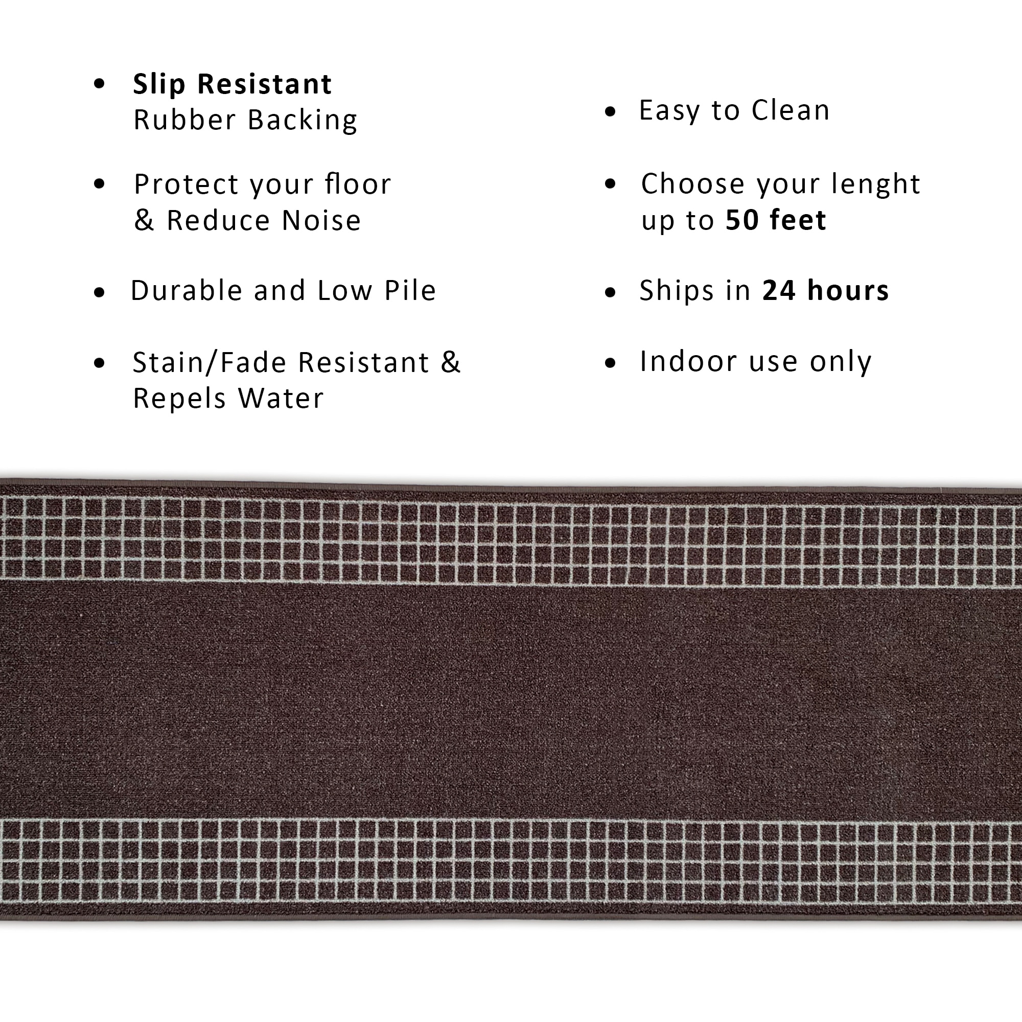 Playa Rug Y-CHK-BRW-26X37 rugs - View #3