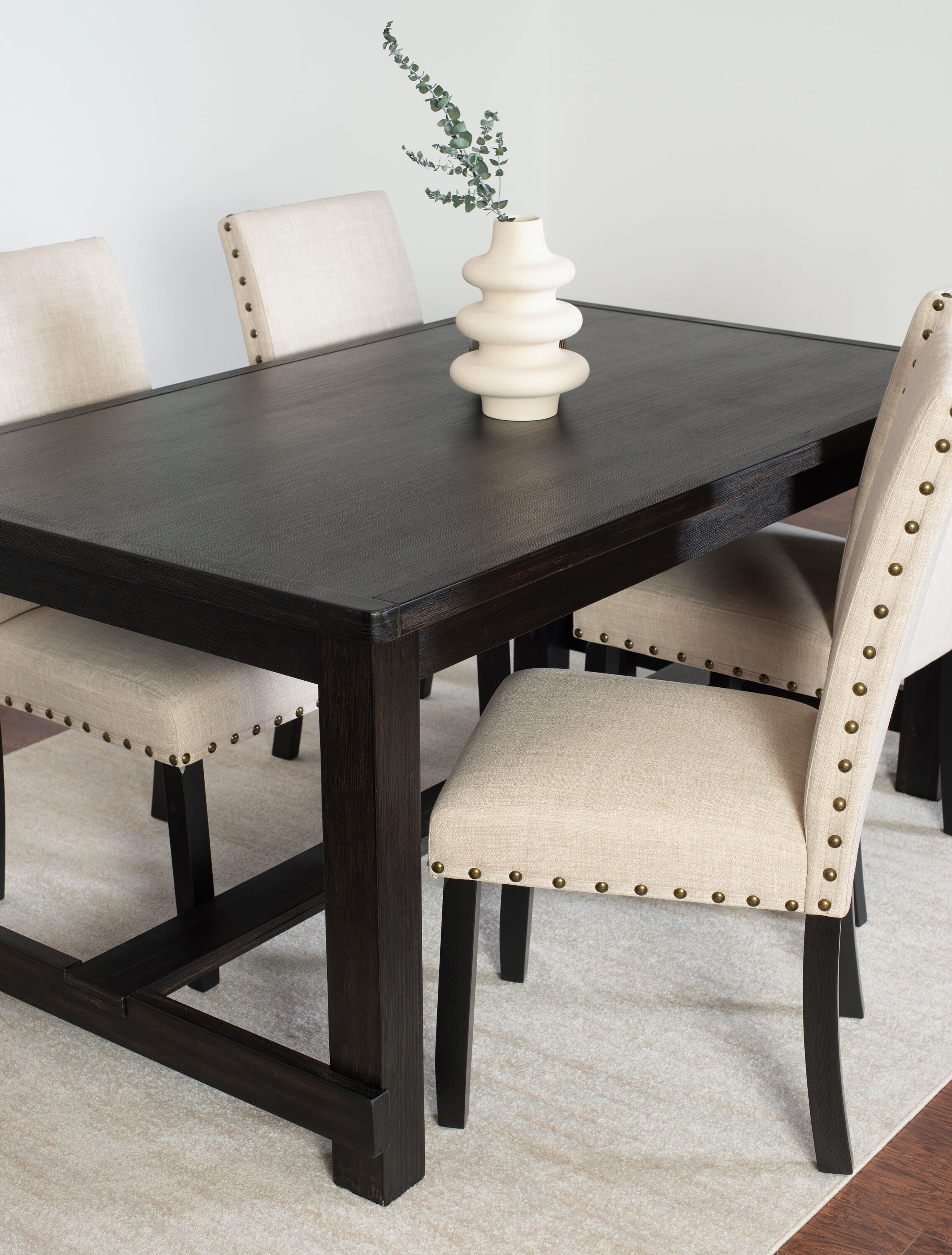 Roundhill Furniture T185BK-C162TAX2 Dining-Sets - View #4