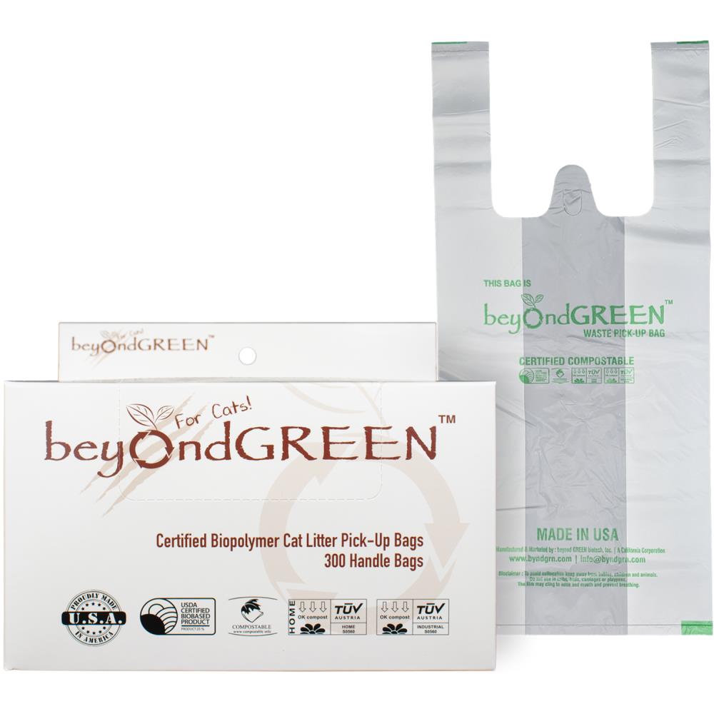 beyond GREEN Poop-Bag, Bio-Based Plastic -Free Film in the Poop Scoops ...