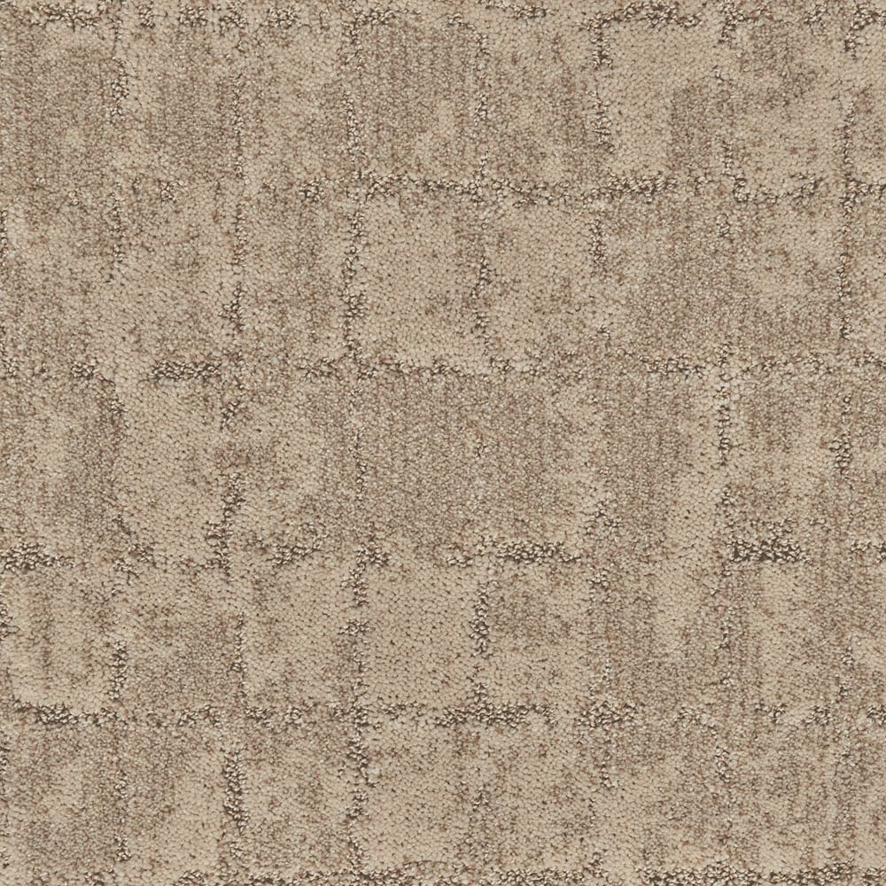 STAINMASTER STP64-L015-0808 (Sample) Mellow Walk Cancun Brown 38-oz sq yard Polyester Pattern Indoor Carpet