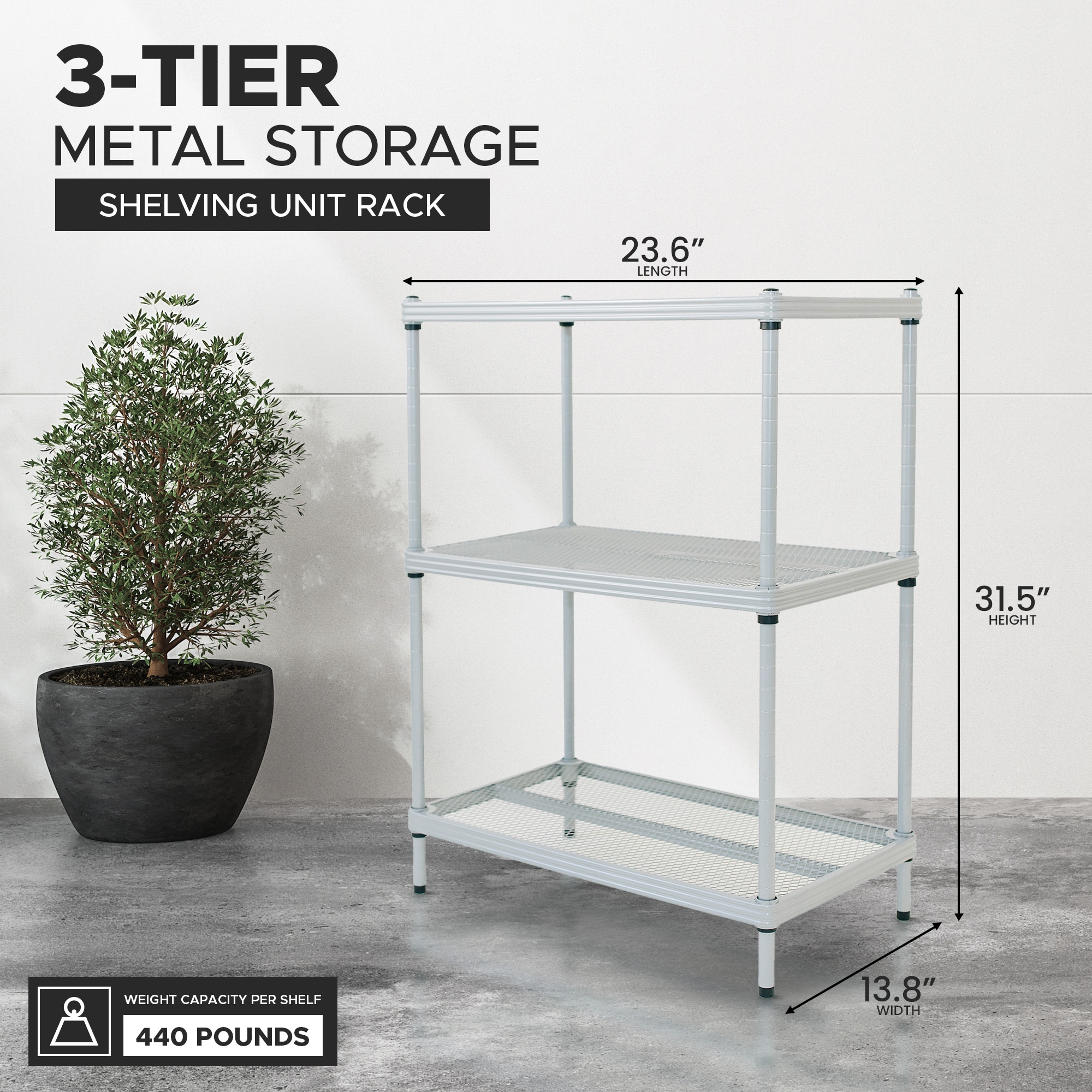 Design Ideas 325726 Free-Standing-Shelving - View #3
