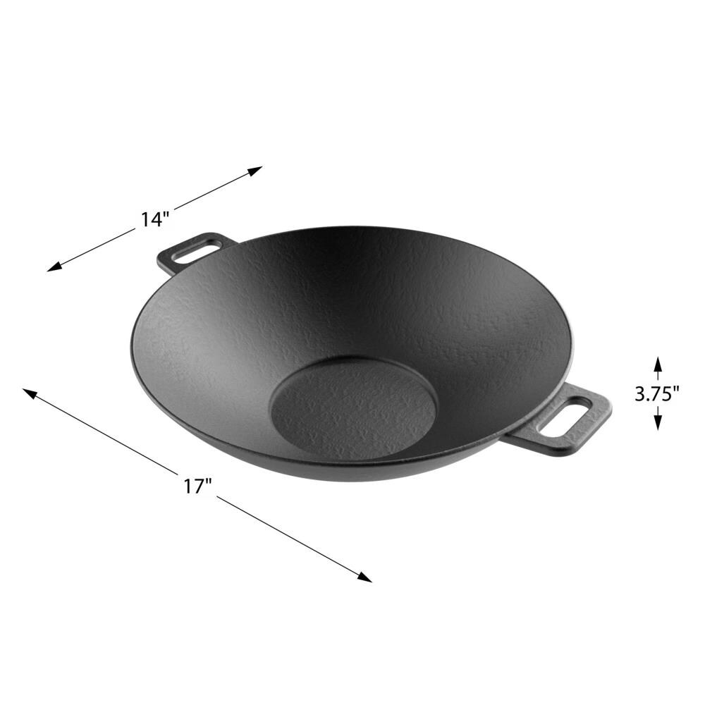 Hastings Home Cookware 14-in Cast Iron Skillet