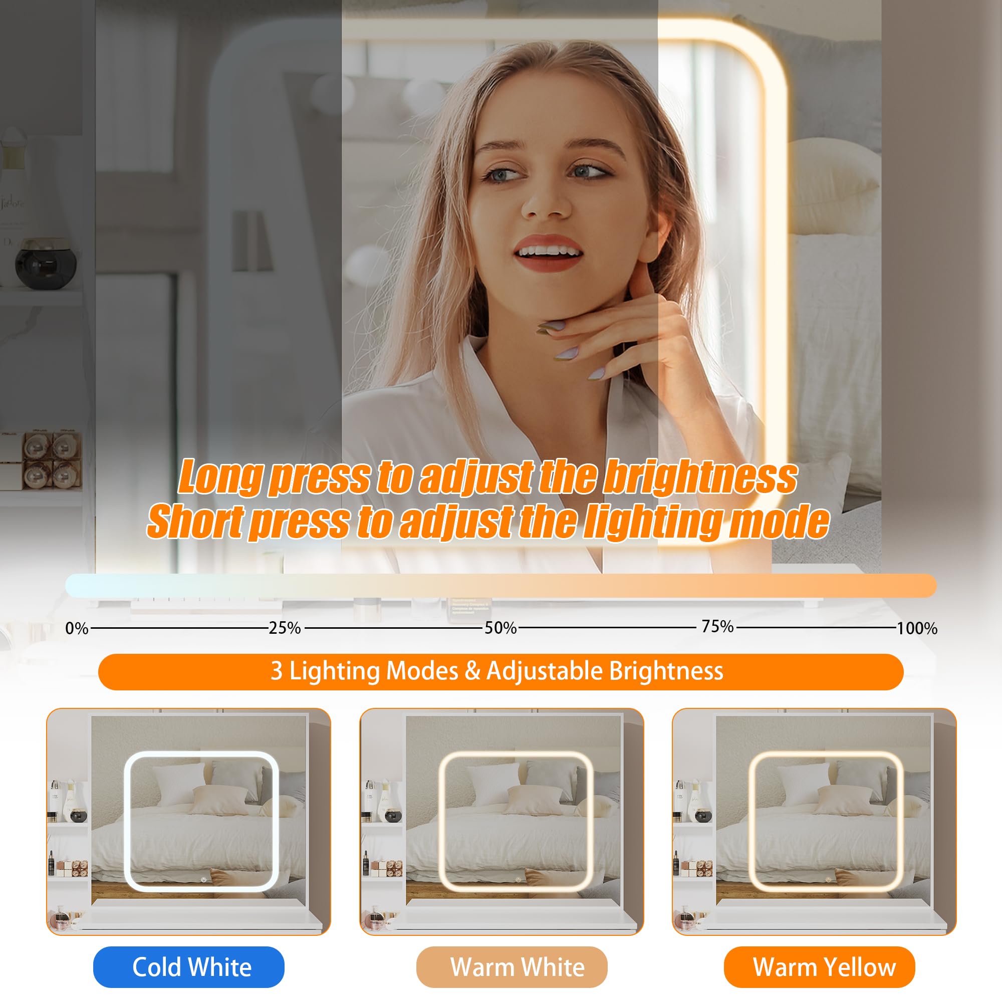 GarveeLife LSLX0401SZT081 Bedroom-Vanities - View #4