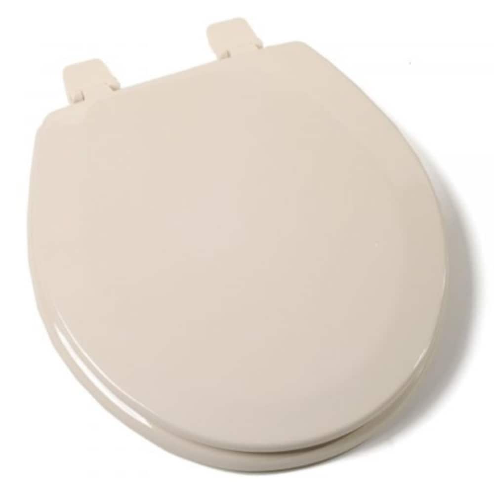  730611 Wood Bone Round Toilet Seat