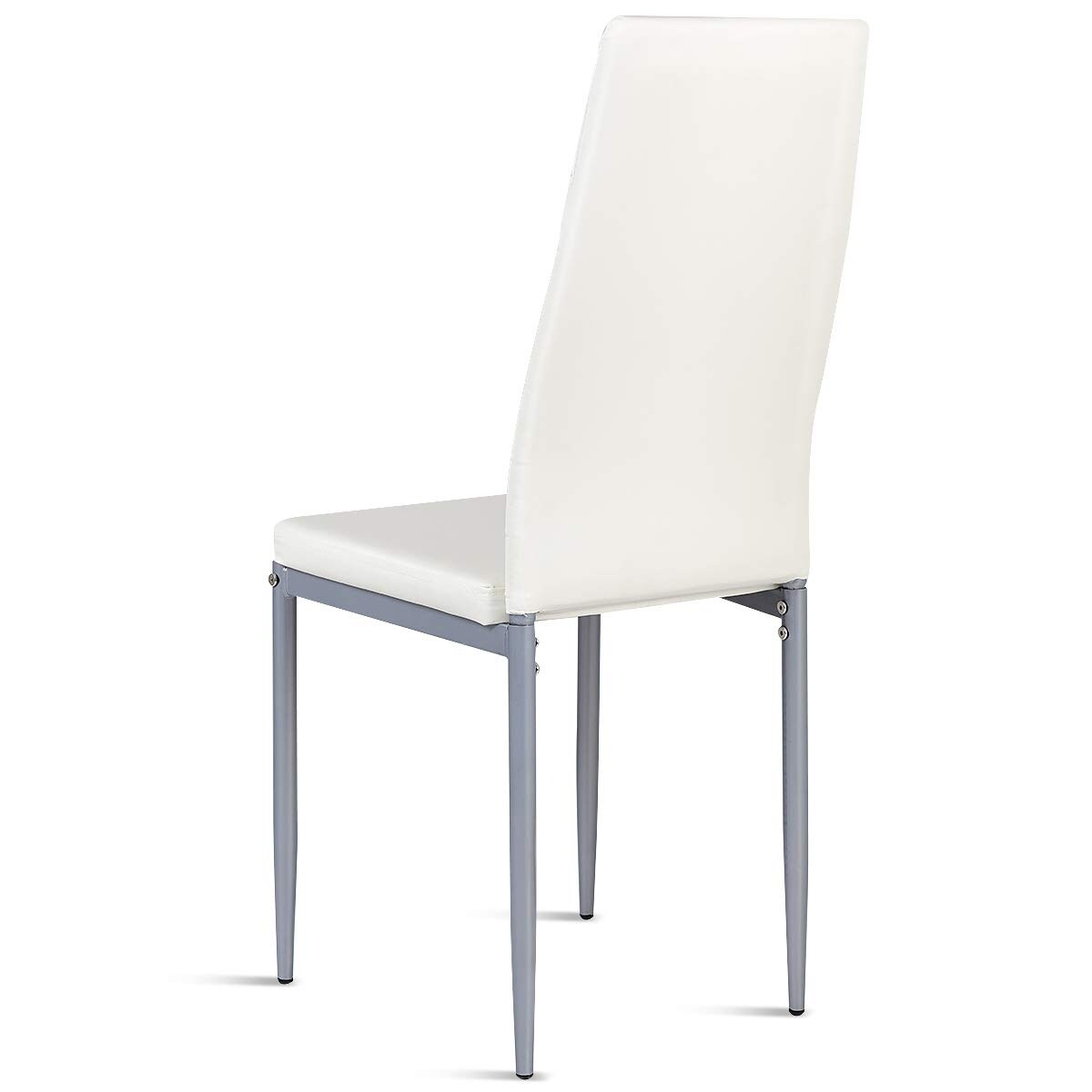 WELLFOR Cy Dining Chair Contemporary/Modern Faux Leather Upholstered ...