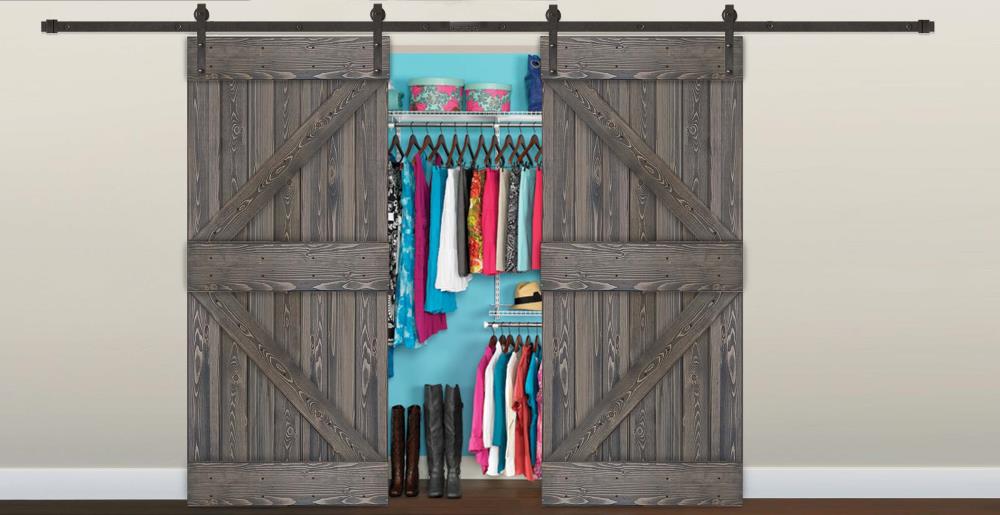 Creative Entryways BPCP2100-6484-10B Barn-Doors - View #2