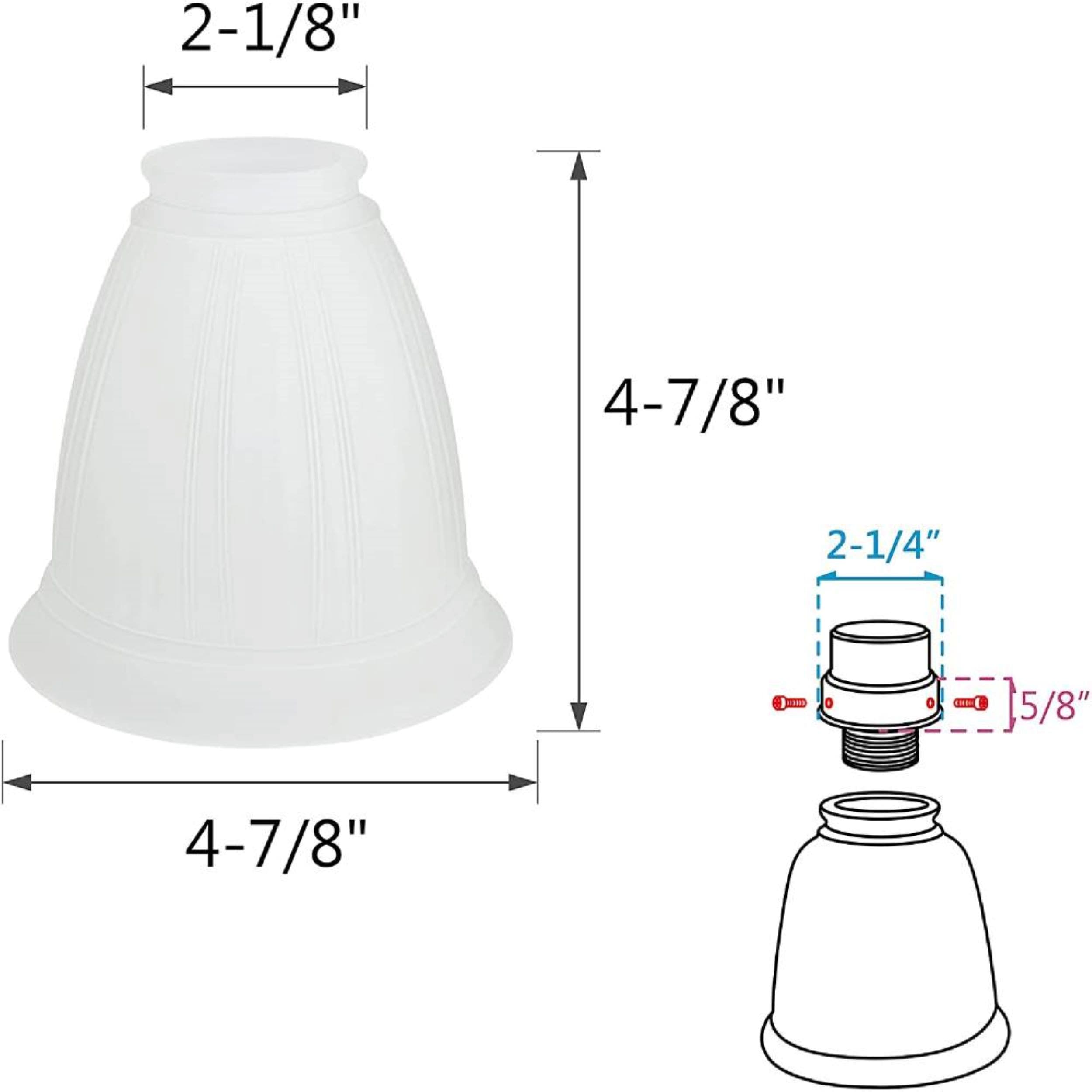 Aspen Creative Corporation 23076-4 Light-Shades - View #3