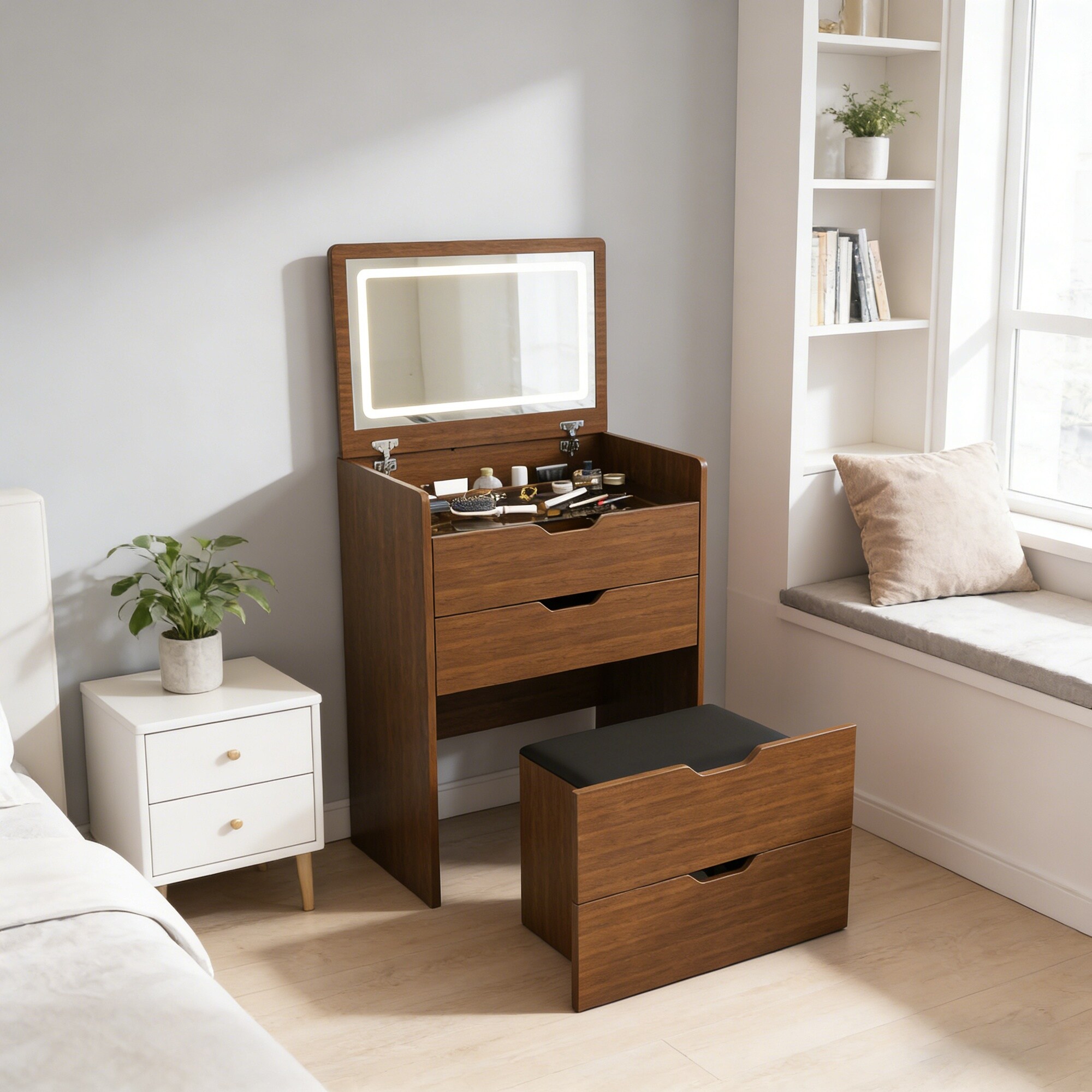 Vorene J-N1GHOAX0VSQD Bedroom-Vanities - View #2