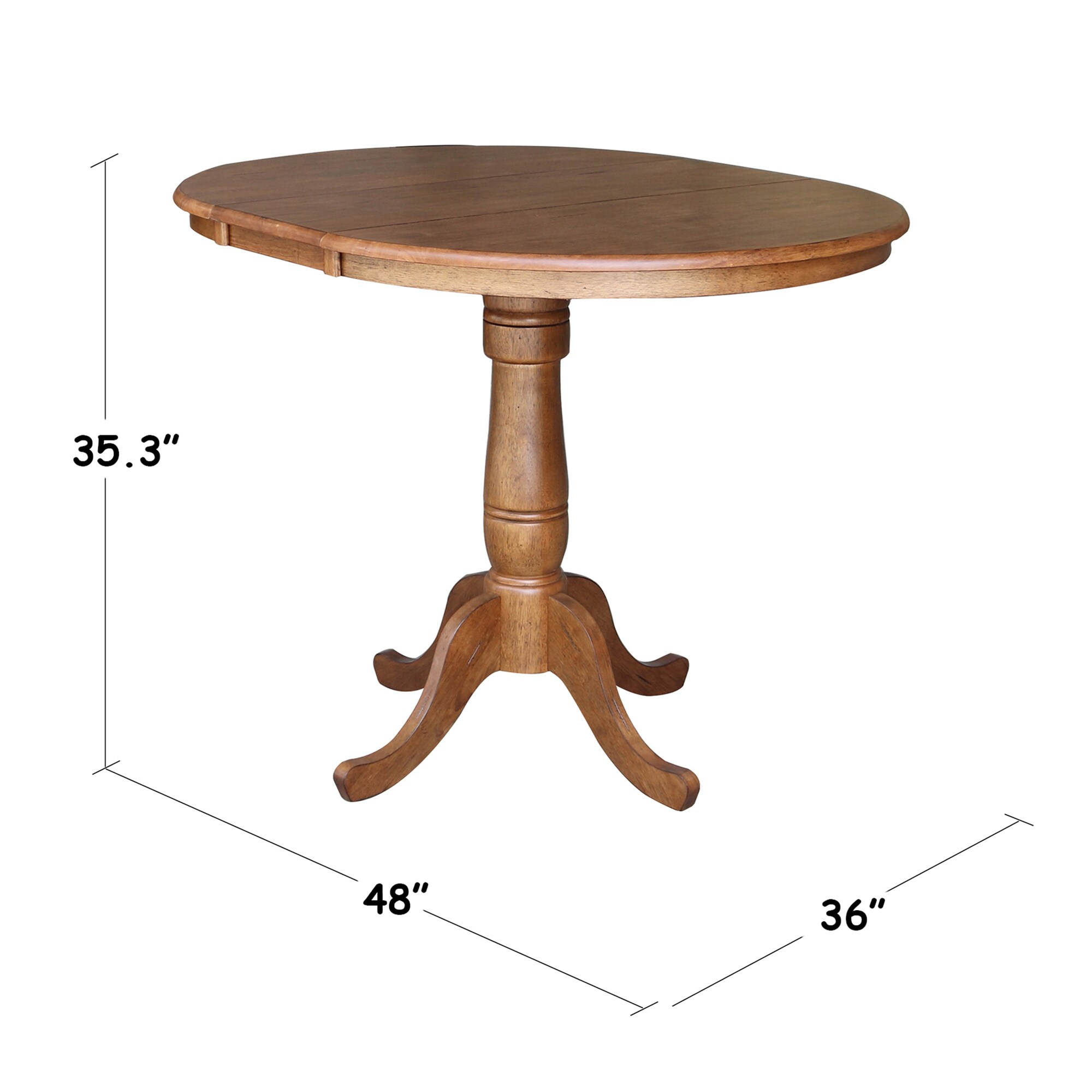 International Concepts K42-36RXT-6B Dining-Tables - View #4