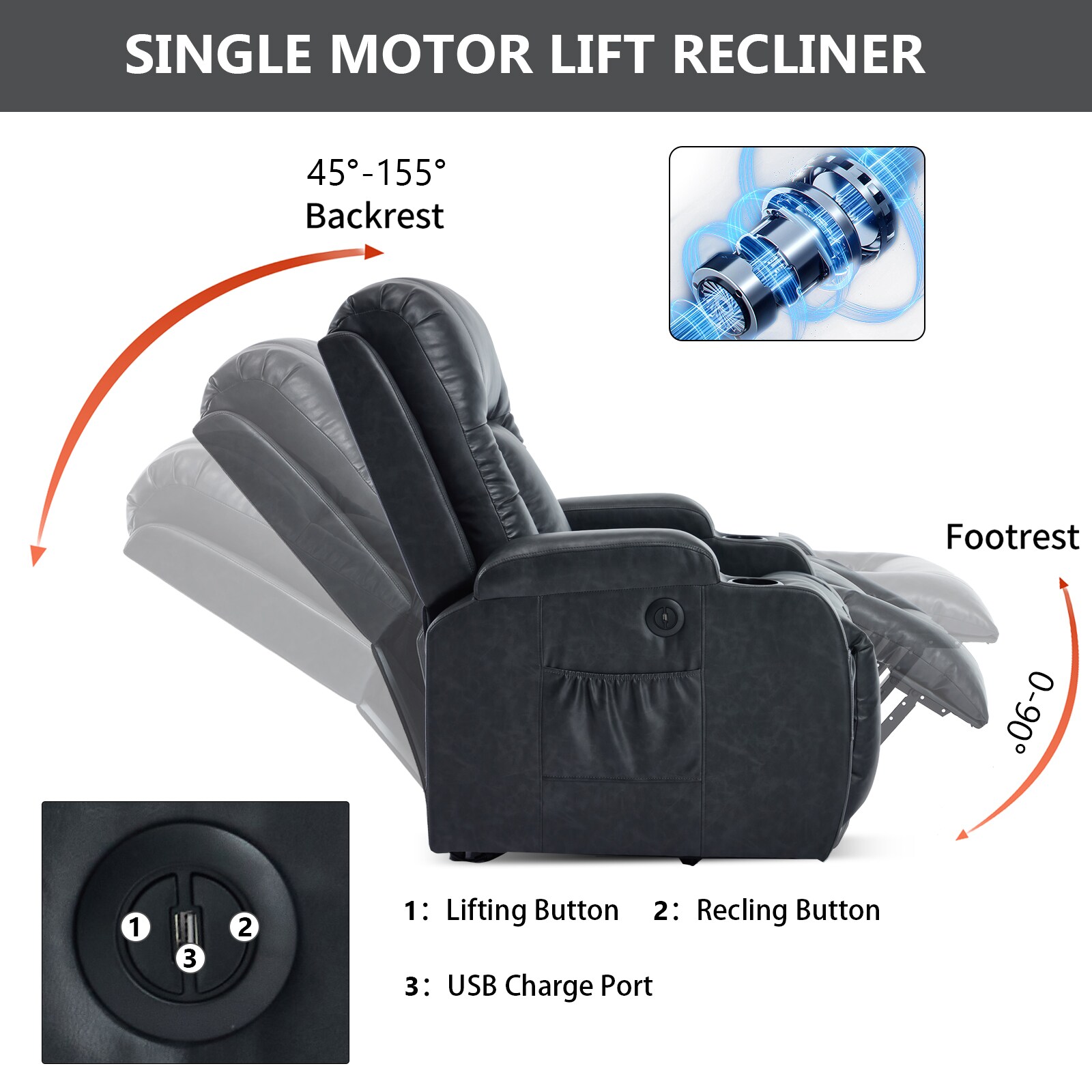 Clihome CL-3205888 recliners - View #10