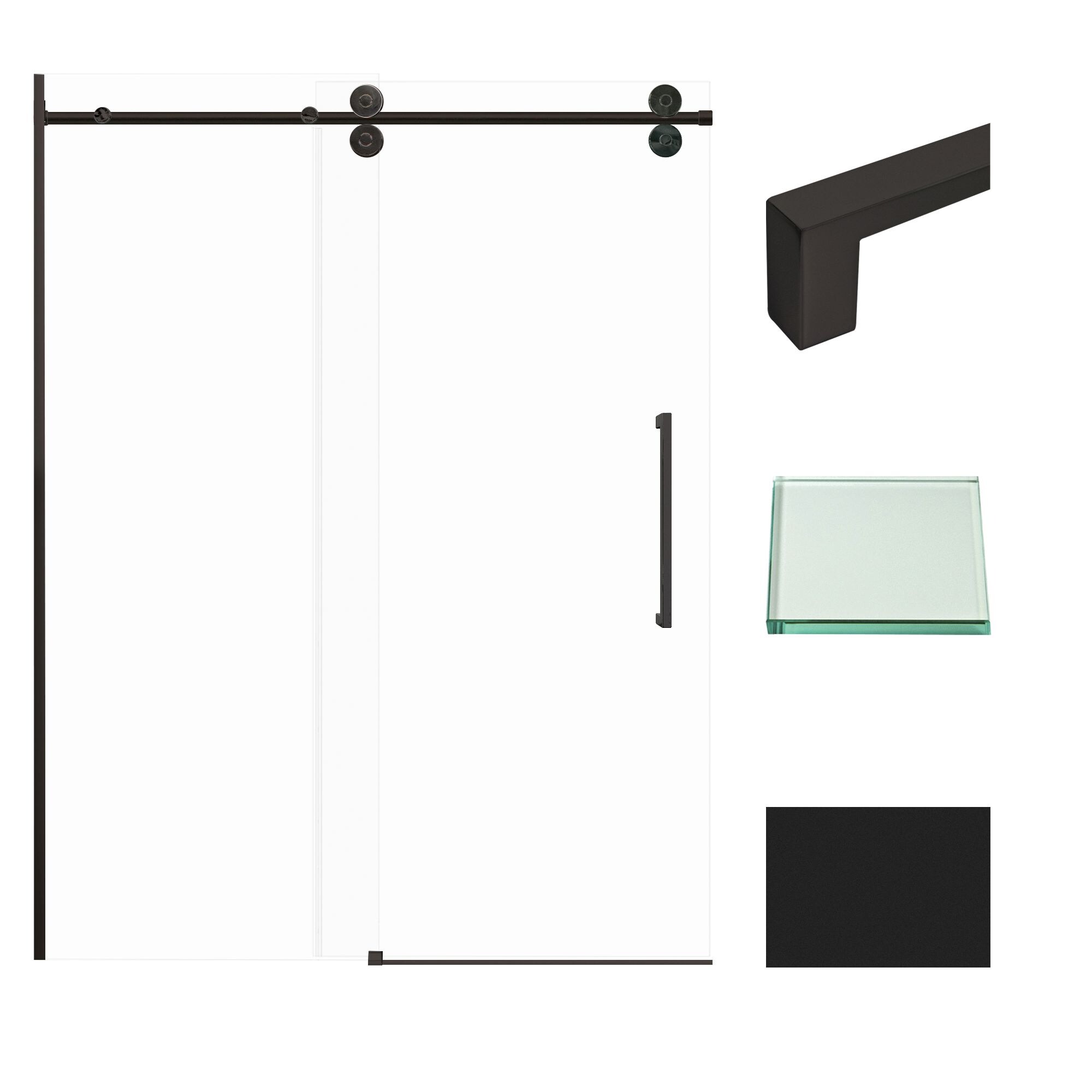 Transolid TPBT608010C-S-MB Shower-Doors - View #2