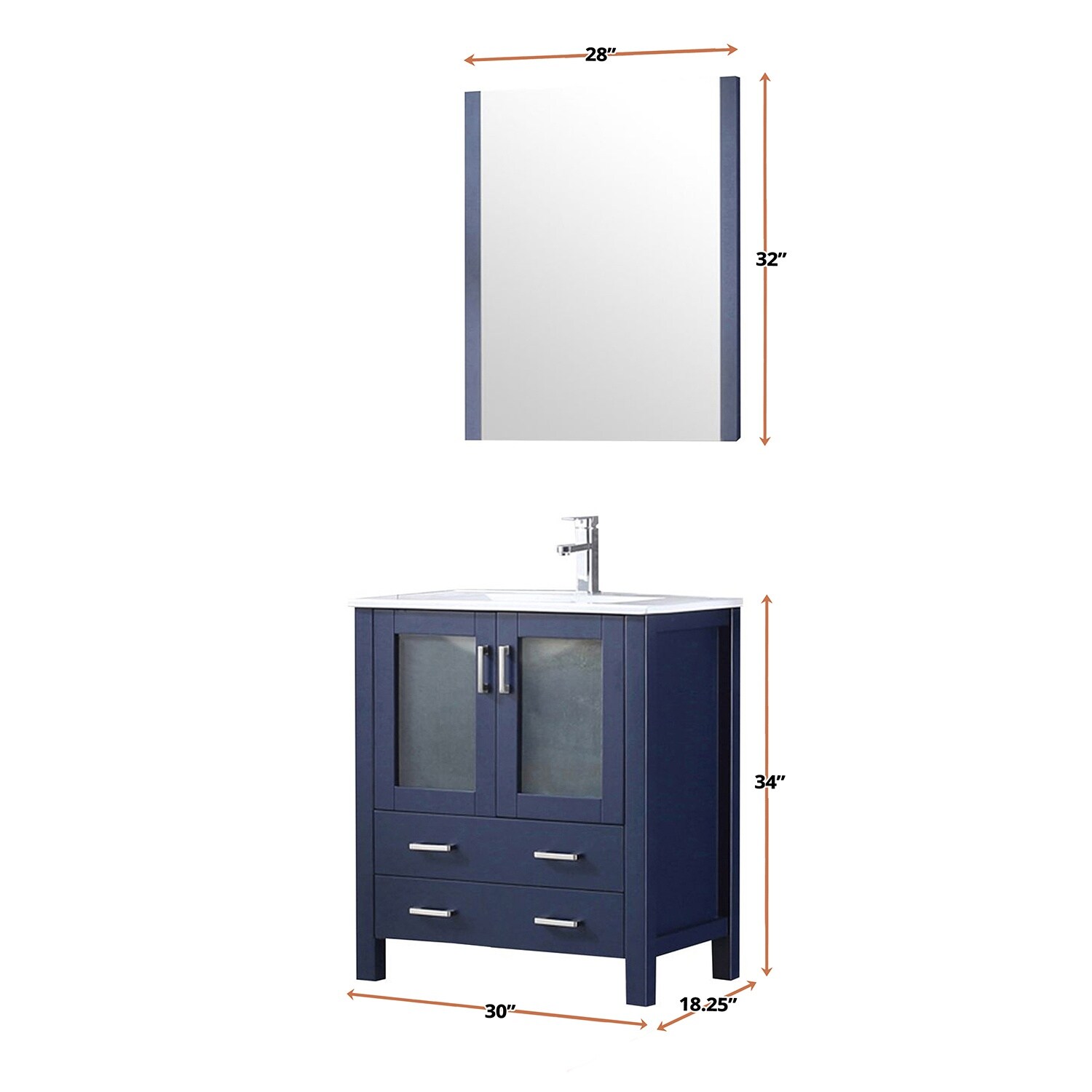 Watnature 25EP6R1TL7J1 Bath-Vanity-Combo - View #4