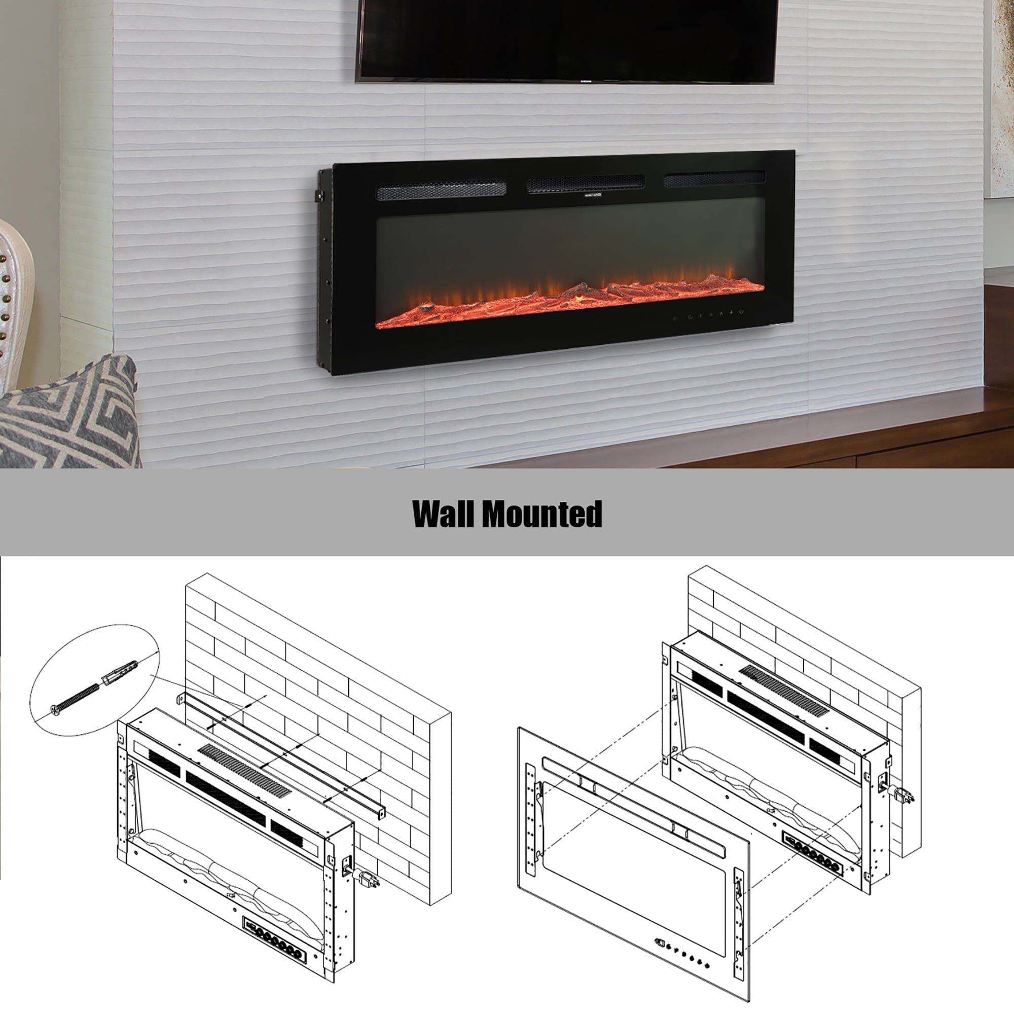 CASAINC CA-CYFPINS01 Electric-Fireplaces - View #5