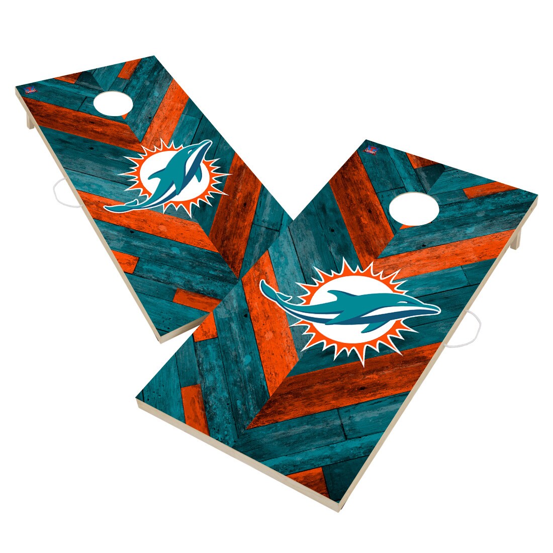 Miami Dolphins Version 5 Cornhole Set with Bags