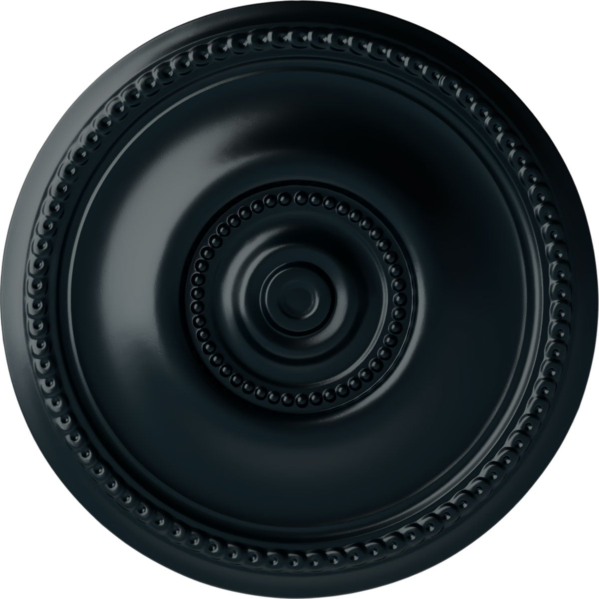 Ekena Millwork CM20BENSF Raynor 20.625-in W x 20.625-in L Painted Night Shade Polyurethane Whole Ceiling Medallion