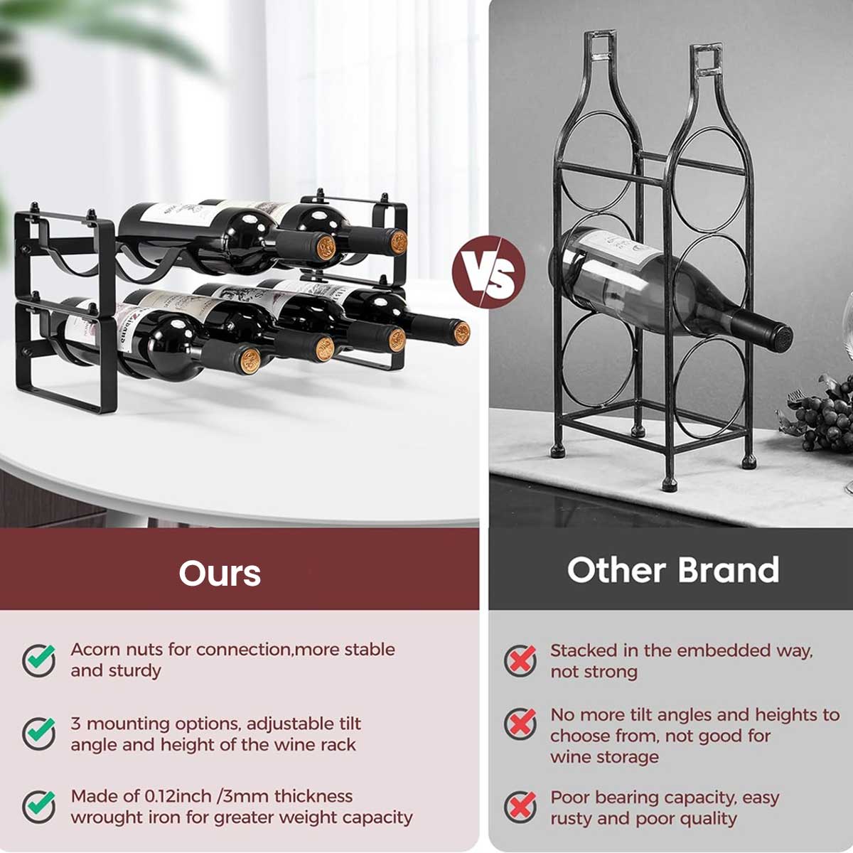 Aoibox LABWR019 Wine-Racks - View #8