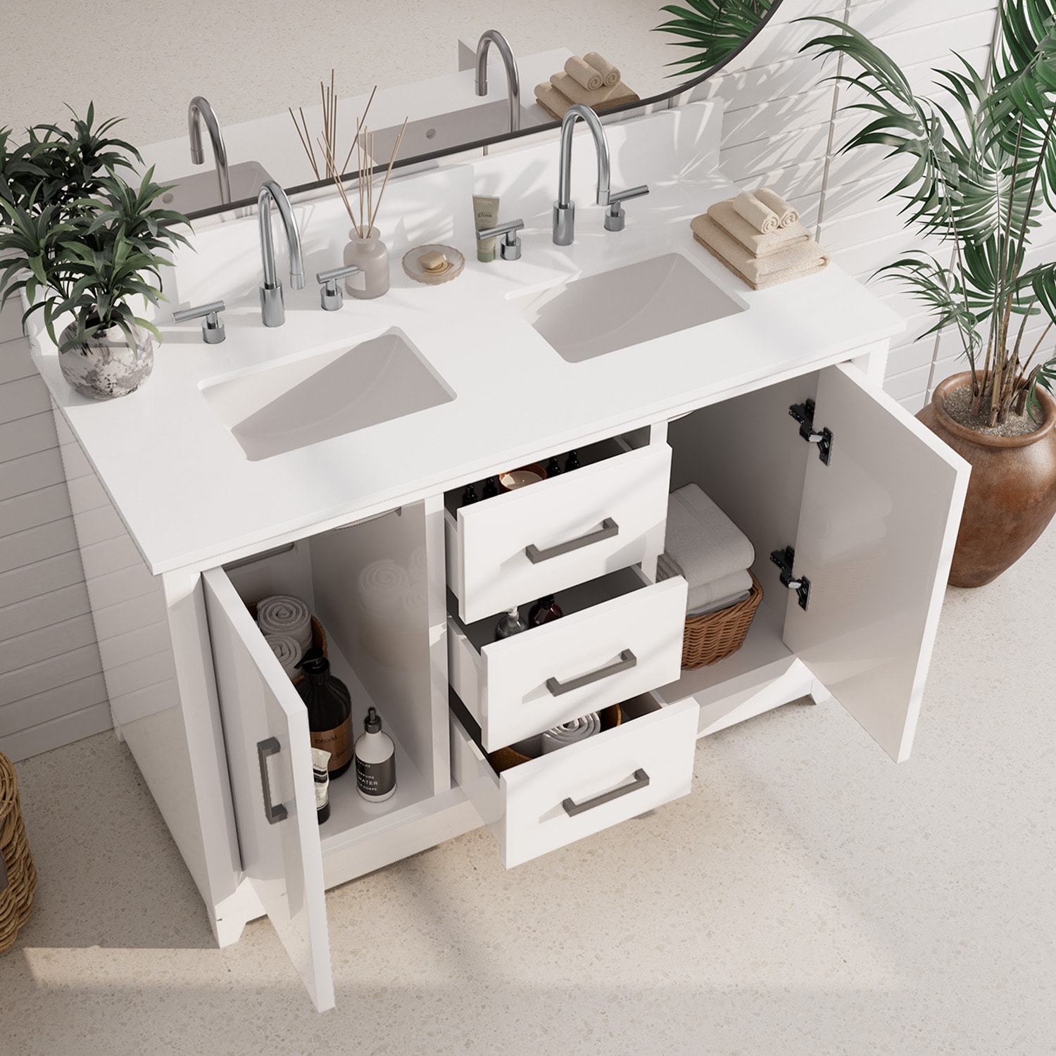 JEAREY DXRTZ-GY Bath-Vanity-Combo - View #2