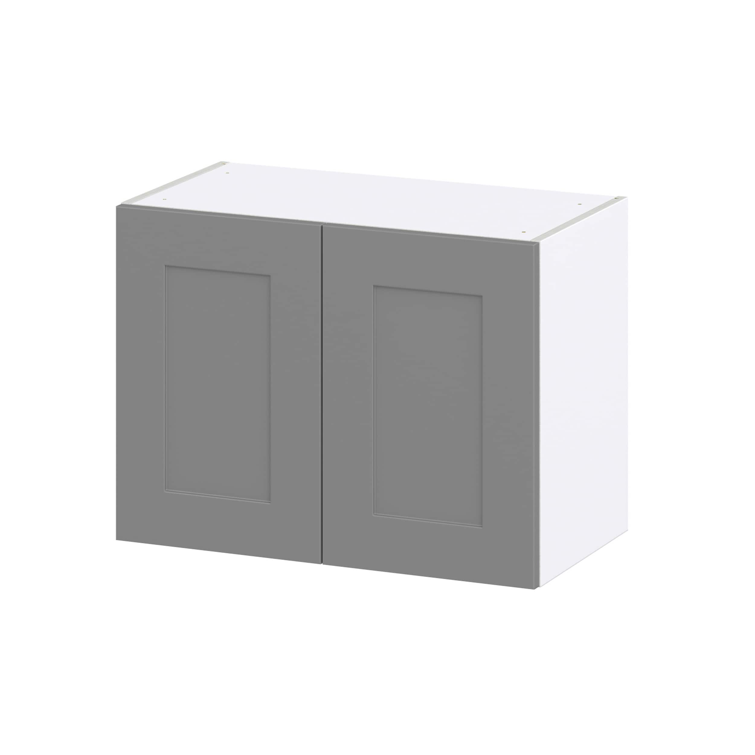 Hugo&Borg DSW2720-BM Beaumont 27-in W x 20-in H x 14-in D Slate Gray Wall Fully assembled Cabinet (Recessed Panel Shaker)