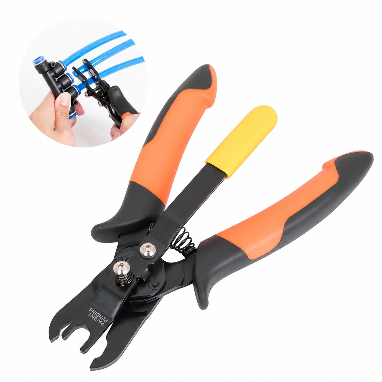 Phyfalip  Push to Connect Fittings Disconnect Tong Tool for Removing Push fit Pneumatic Fittings 1 4 5 16 6mm 8mm Quick Connect Air Hose Fittings