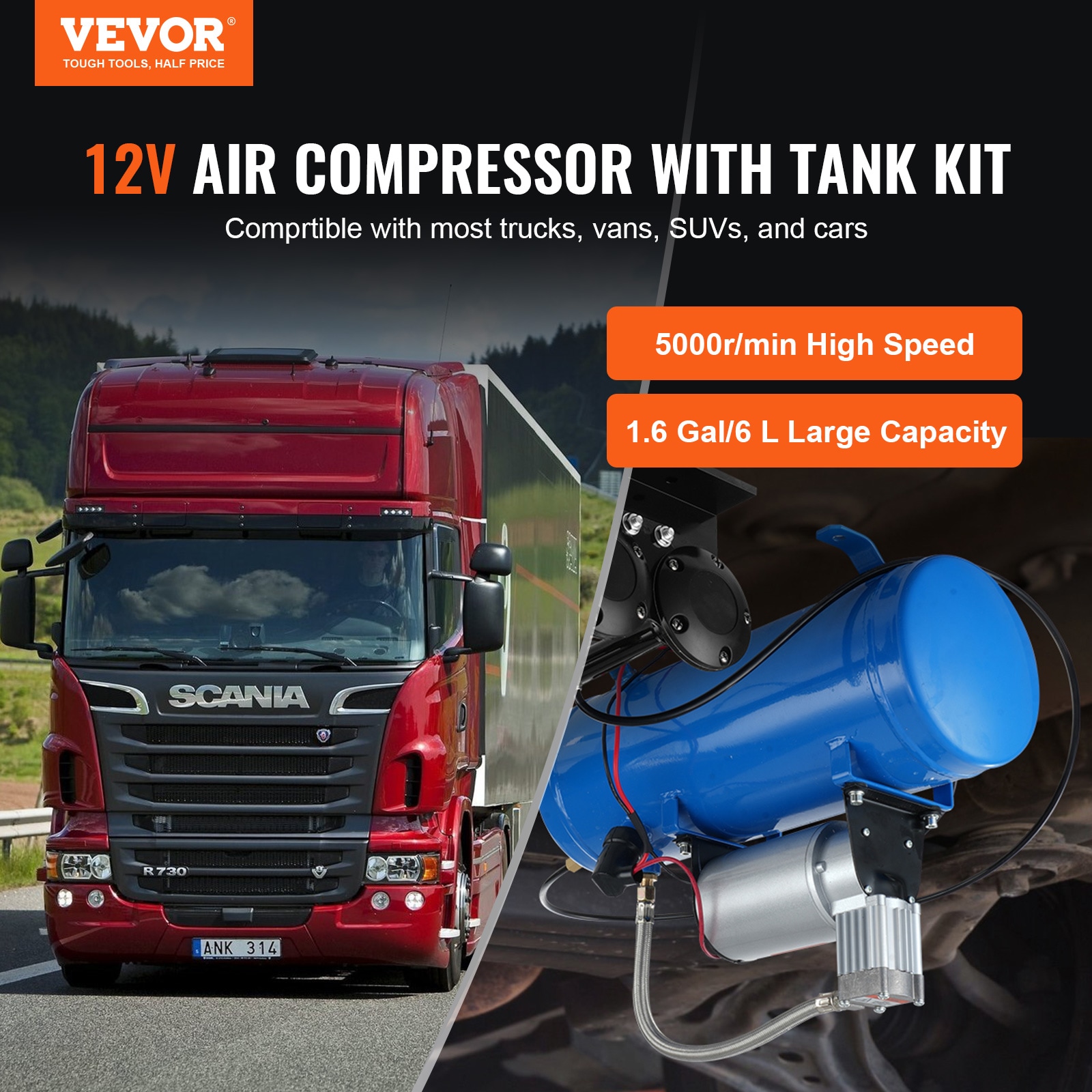 VEVOR QLBCQGYYSJZCESCMXV9 Air-Compressors - View #3