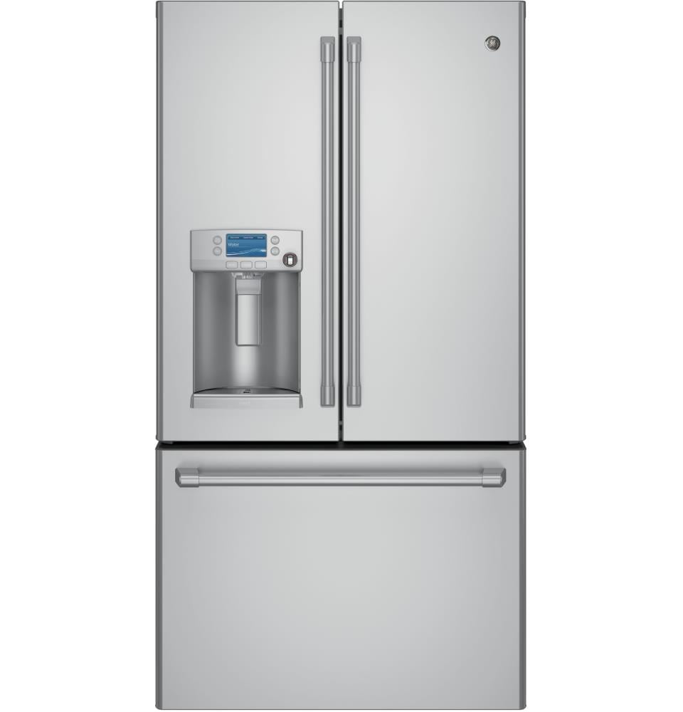 GE 23.7-cu ft French Door Refrigerator with Ice Maker (Stainless