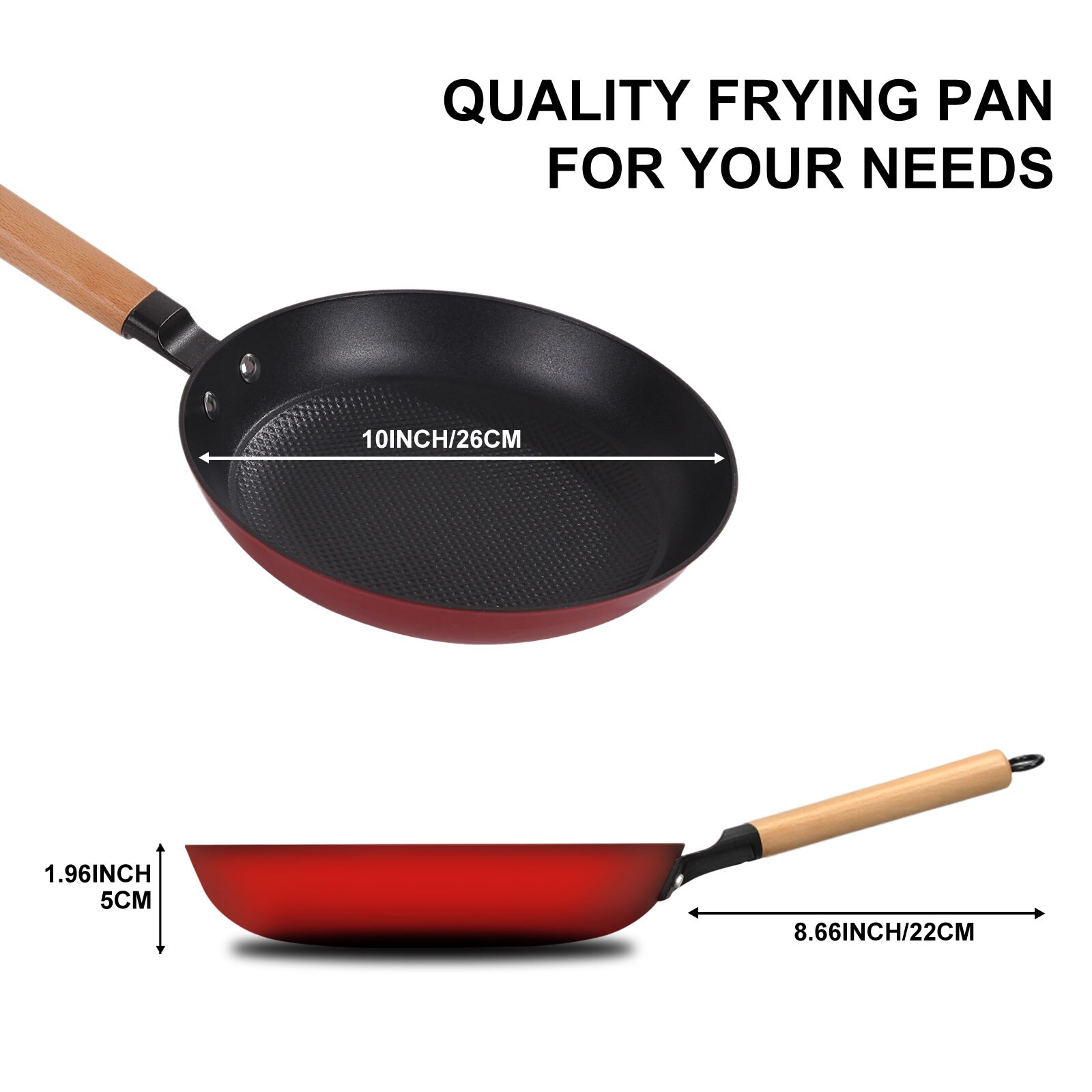 LTMATE LSDT-10-RED Cooking-Pans-Skillets - View #2