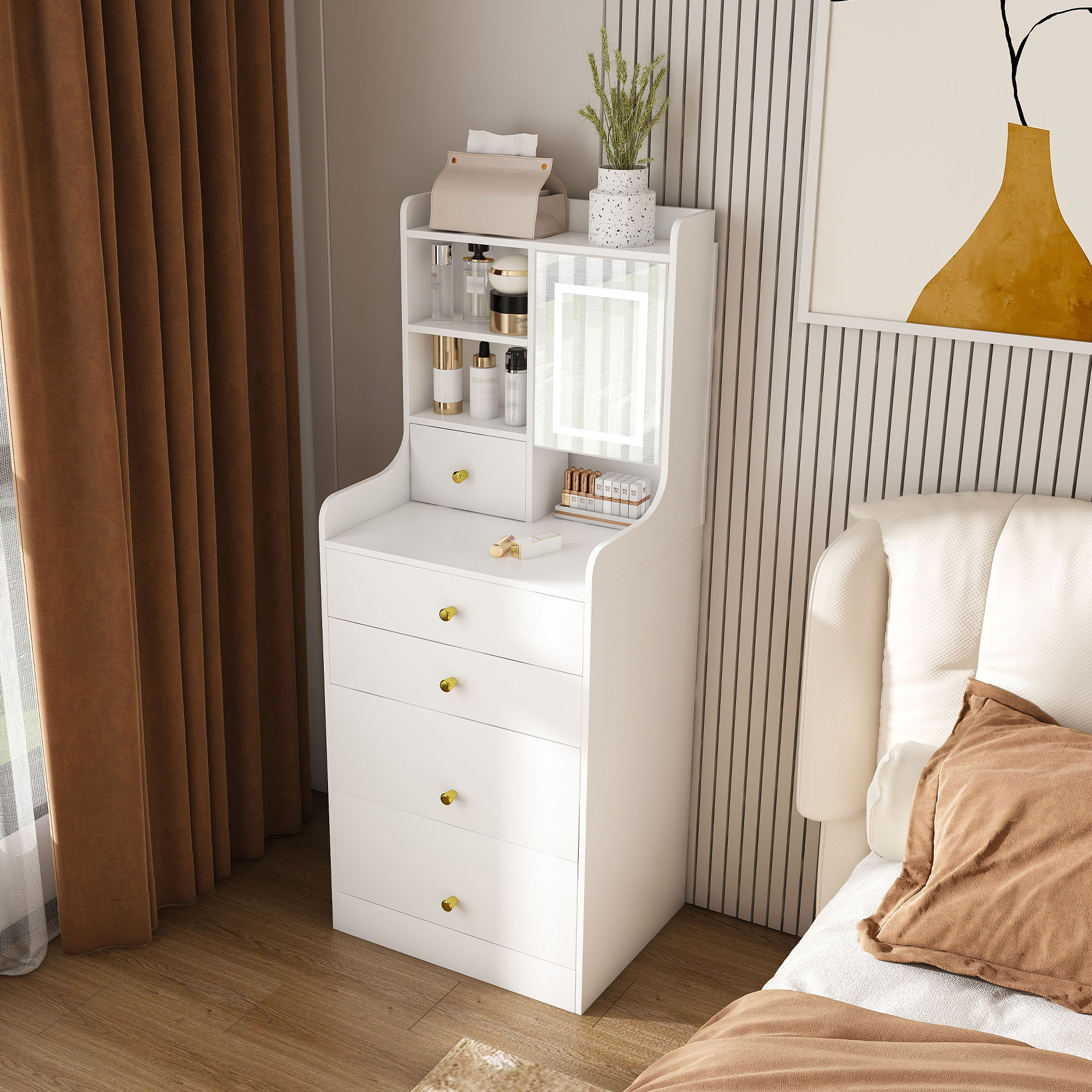 SINOFURN SYB260024BK Bedroom-Vanities - View #6