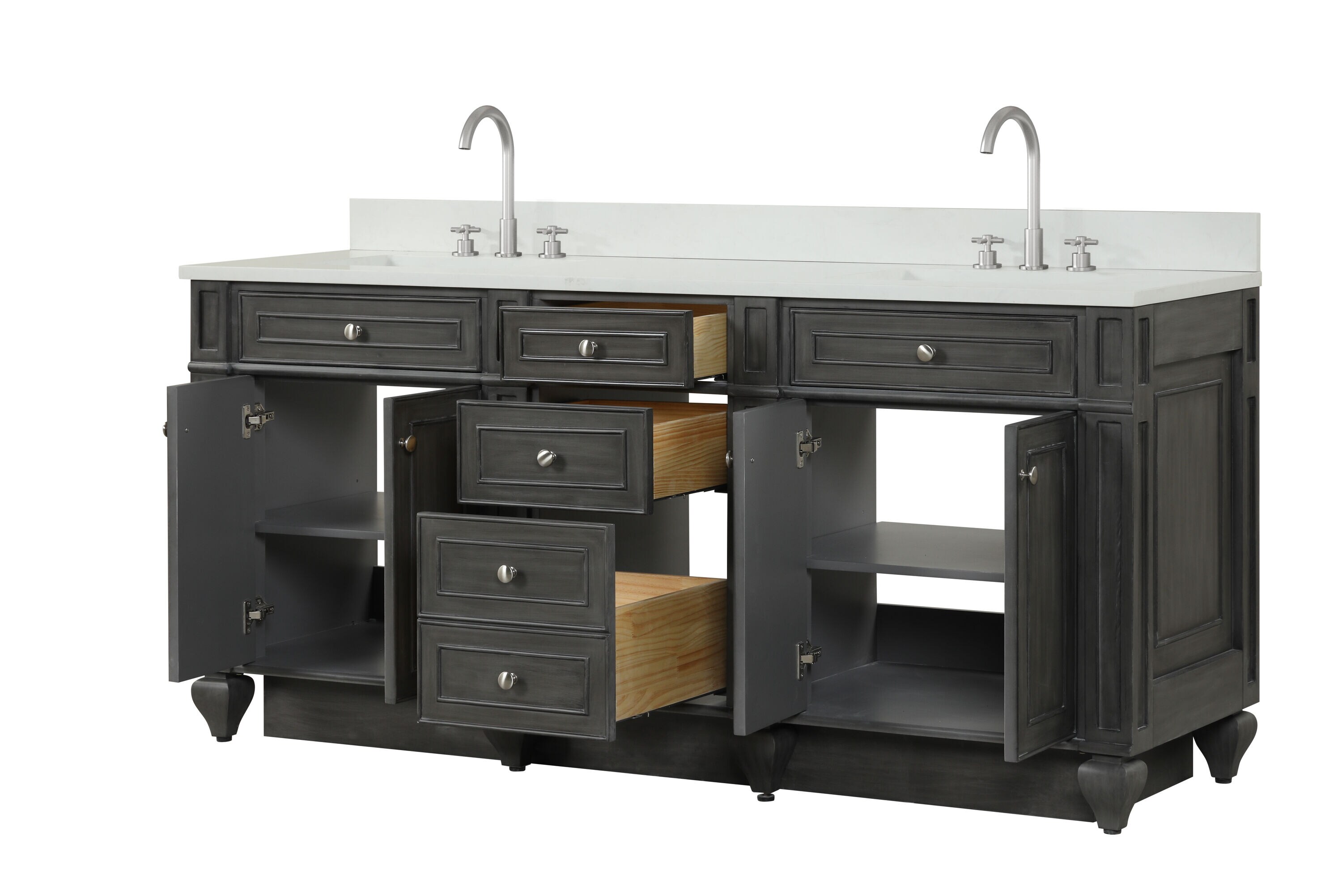 Design Element WN-72-GY Bath-Vanity-Combo - View #11