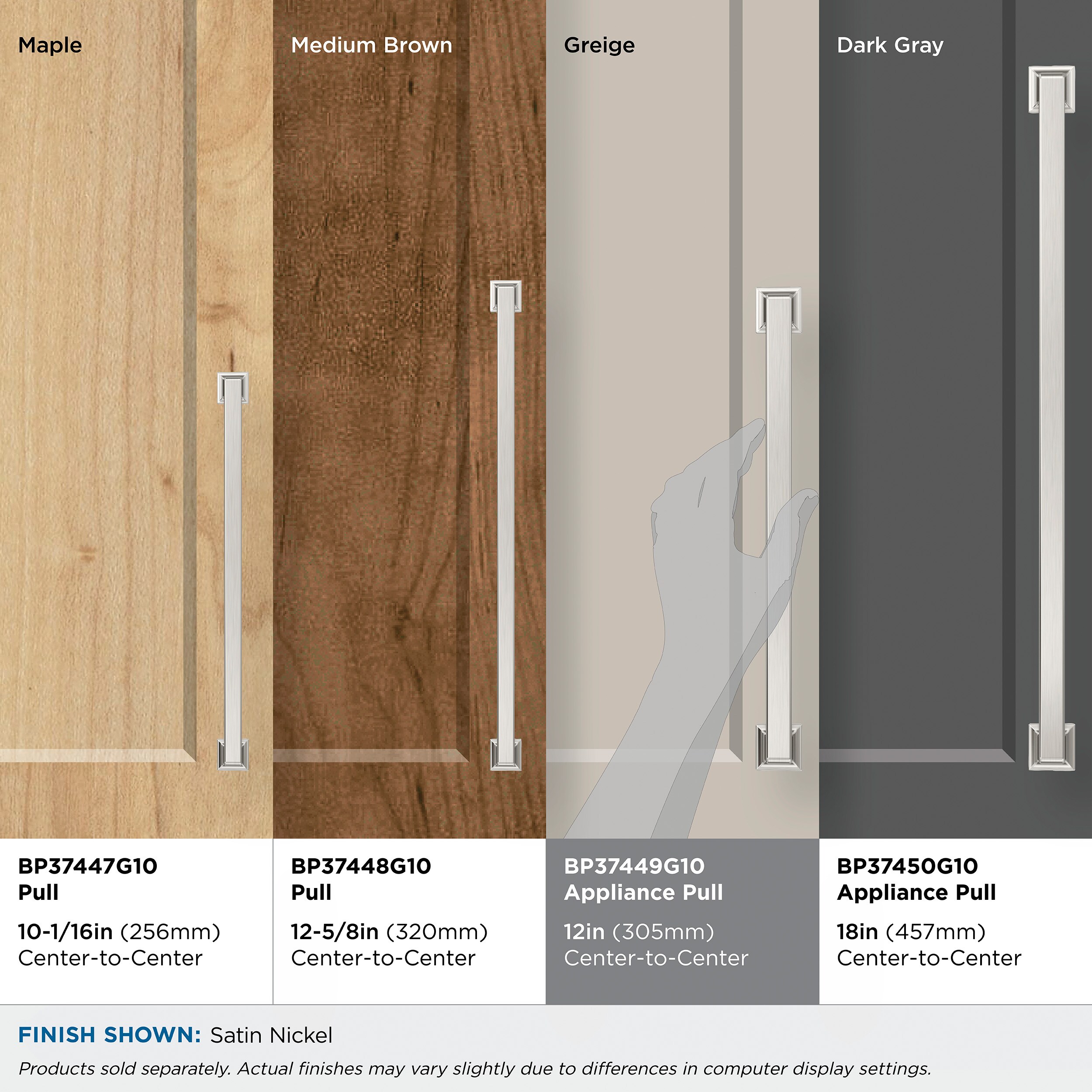 Amerock BP37449G10 Cabinet-Pulls - View #8