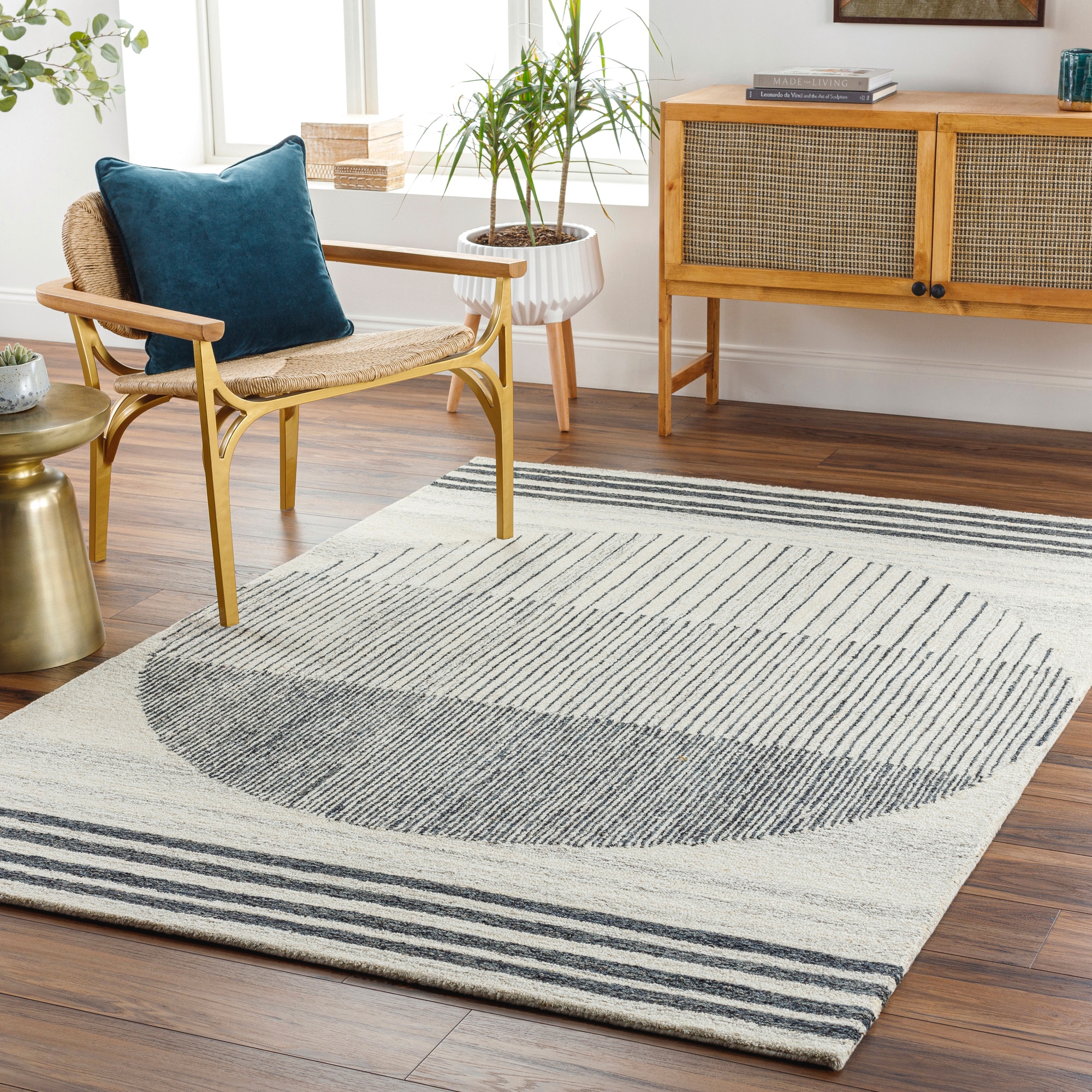 Laural Home Gray Granada Kitchen Mat - Gray