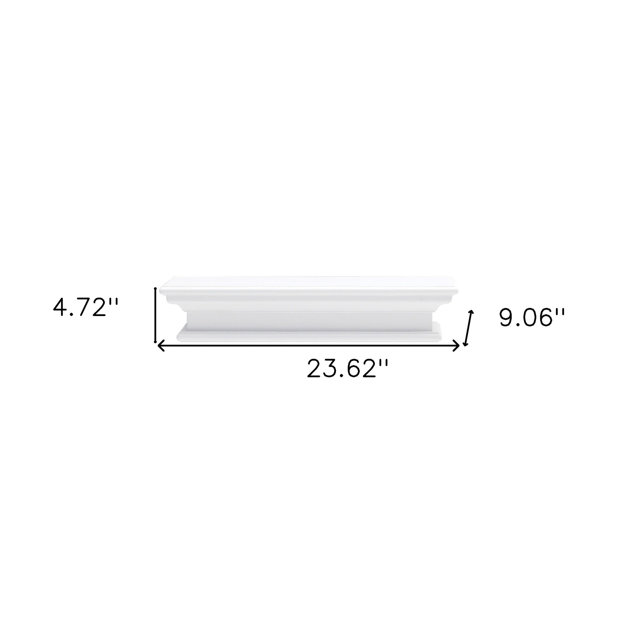 HomeRoots 4000397787 Wall-Mounted-Shelving - View #6