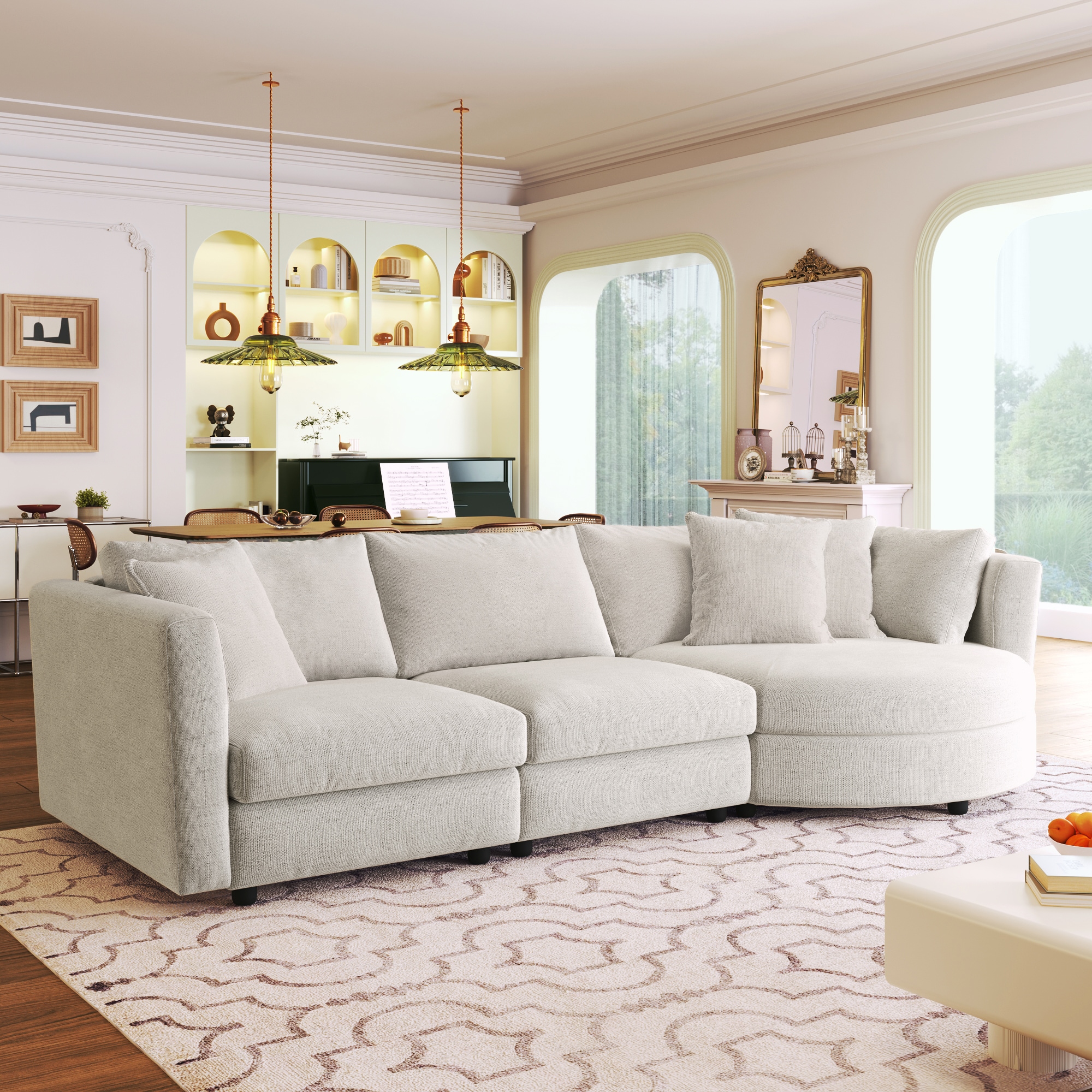 SINOFURN SYA020321BG Sofas-Loveseats - View #4