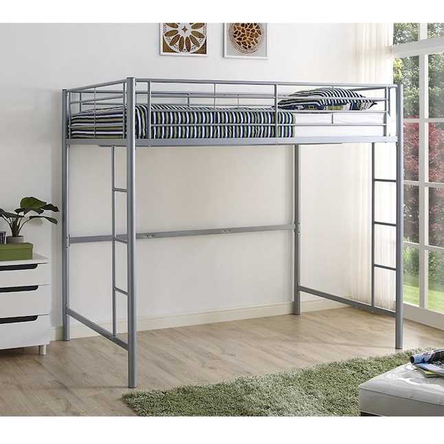 Walker Edison Silver Full Loft Bunk Bed, Your Zone Premium Twin Over Full Bunk Bed Instructions Pdf
