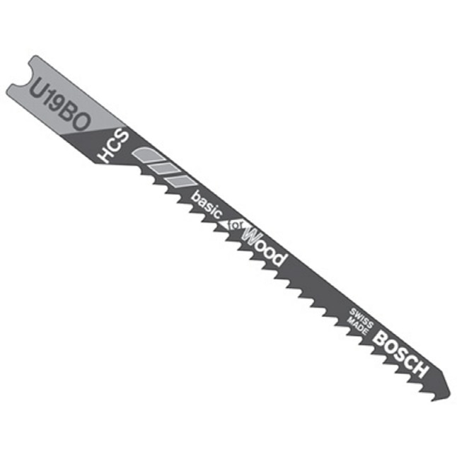 2-3/4 in. 12 TPI U-shank Wood Jigsaw Blades, 5 Pk. 2-3/4 in. 12 TPI U-shank Wood Jigsaw Blades, 5 Pk.