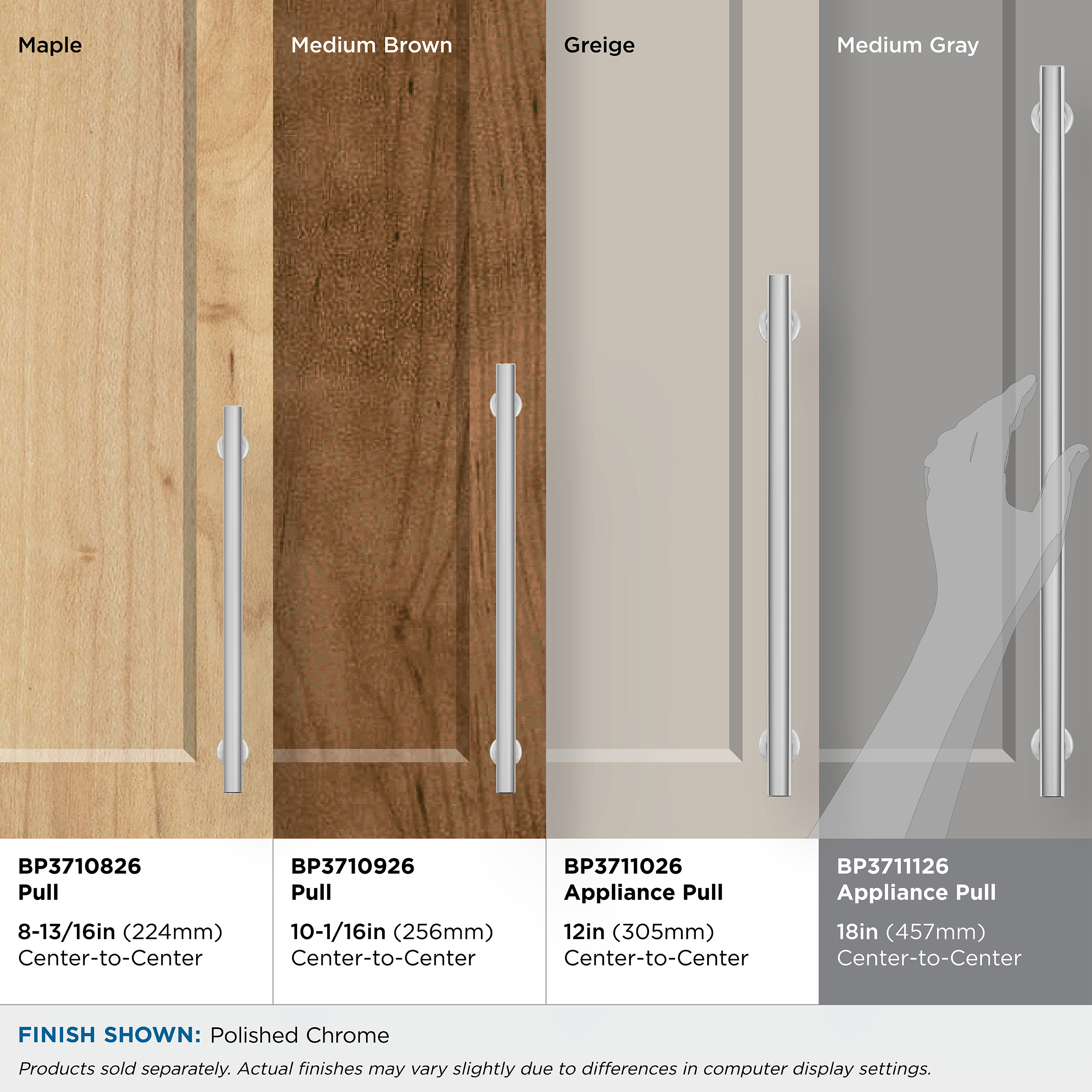 Amerock BP3711126 Cabinet-Pulls - View #6