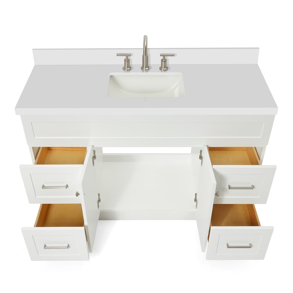 ARIEL F055S-WQ-VO-WHT Bath-Vanity-Combo - View #6